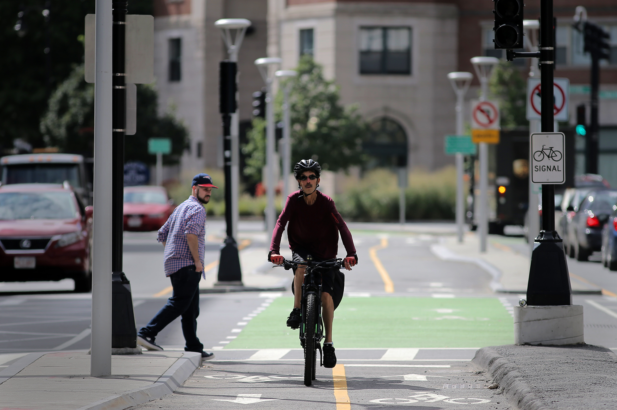 A bunch of firsts in Boston bicycling infrastructure The Boston Globe