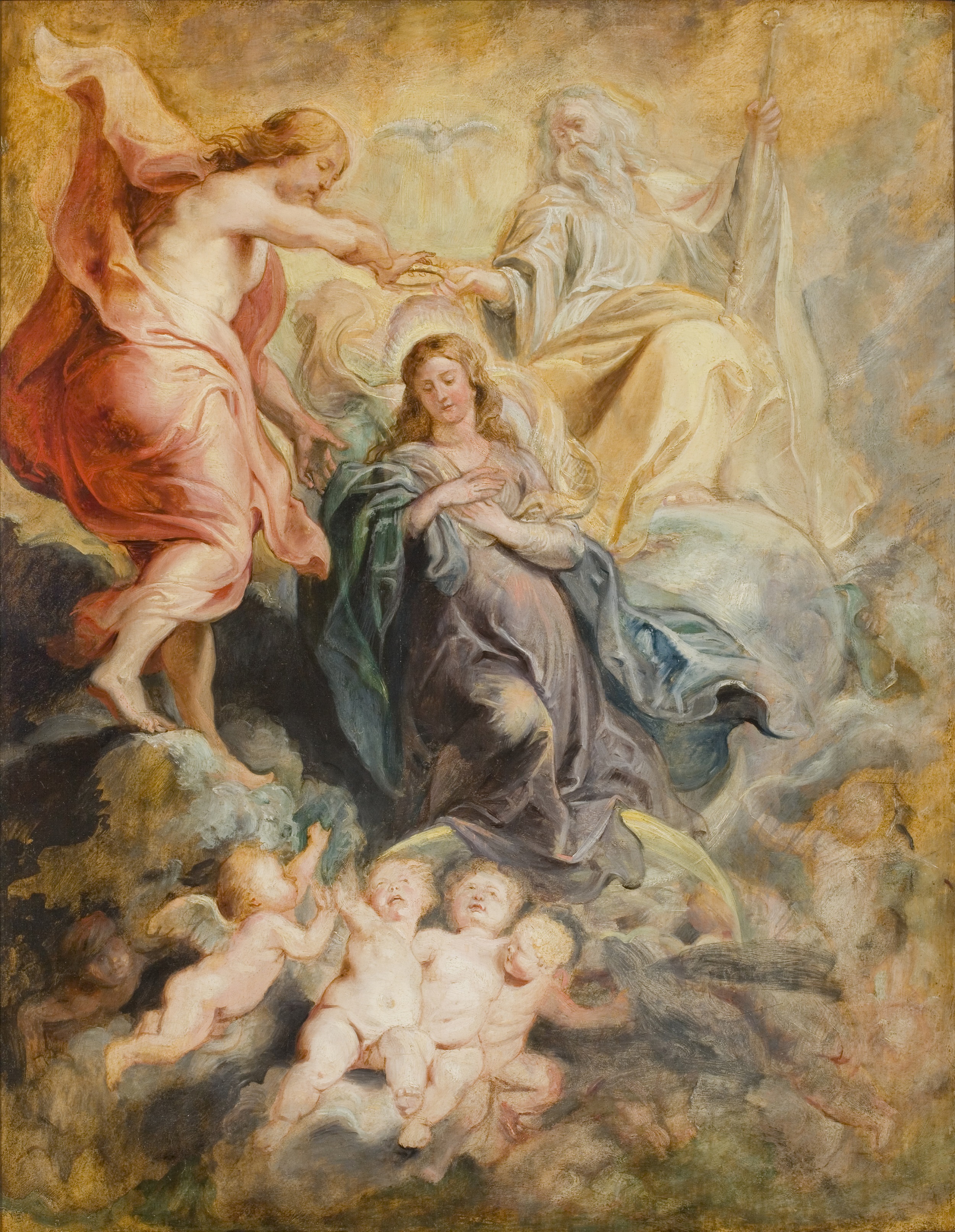 “Coronation of the Virgin” by Peter Paul Rubens, from the Susan and Matthew Weatherbie Collection