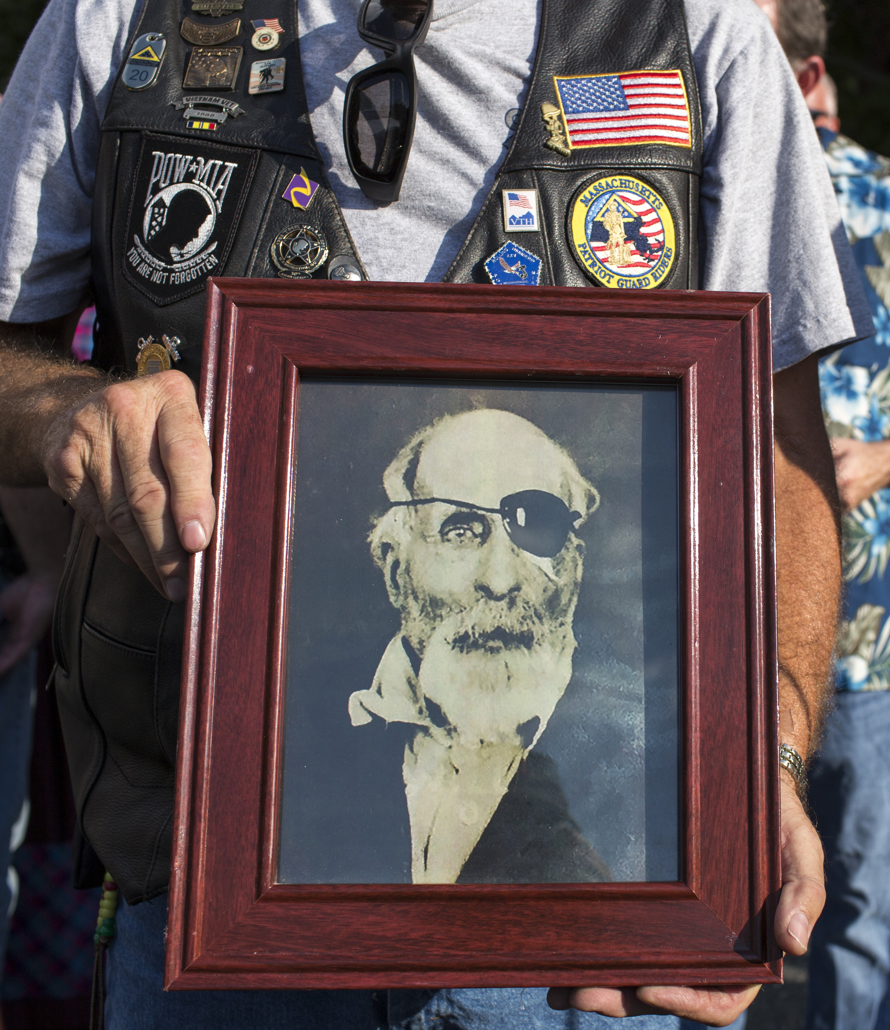 Portrait of Jewett Williams rode along with his remains.