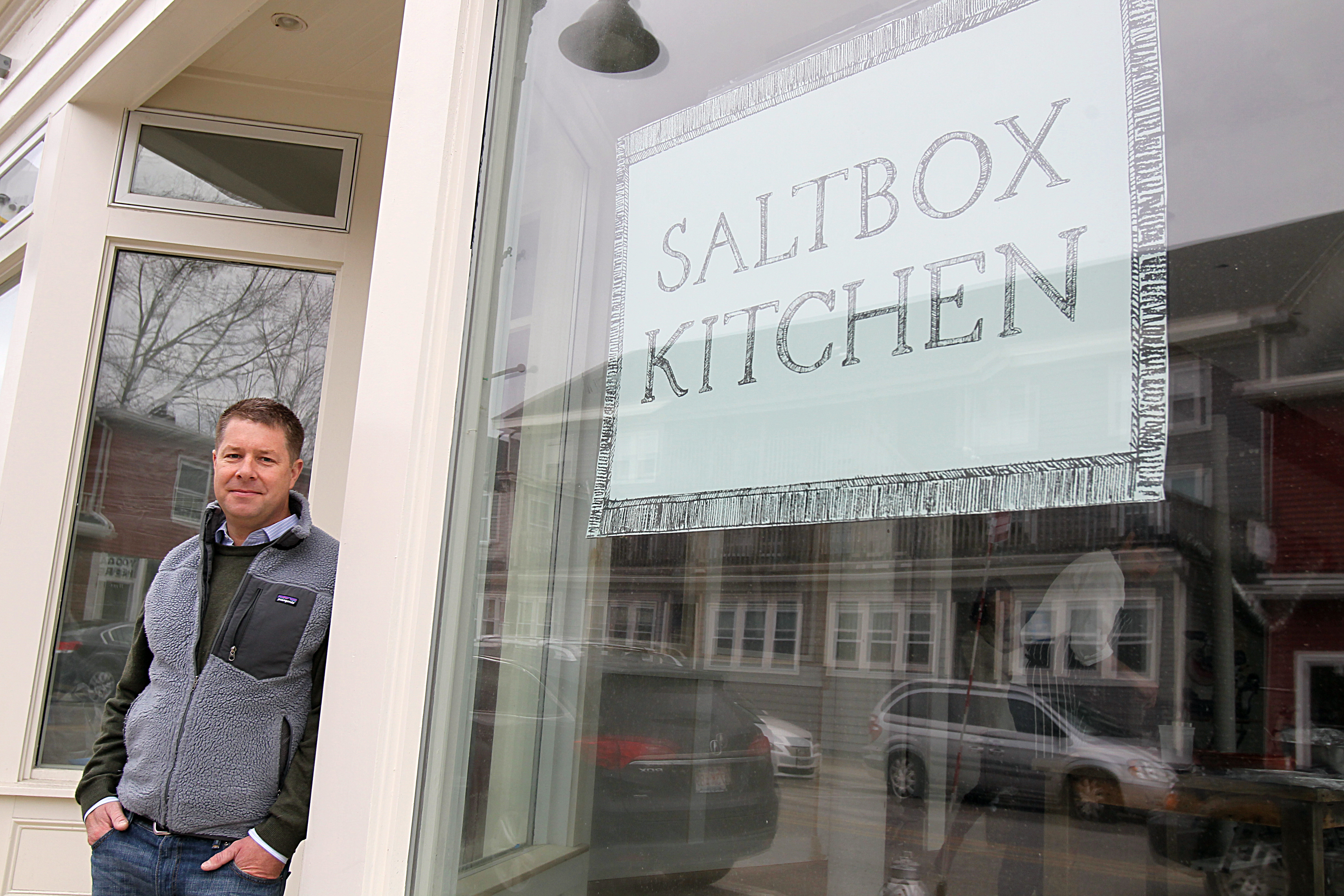 Chef-founder Ben Elliott at Saltbox Kitchen.
