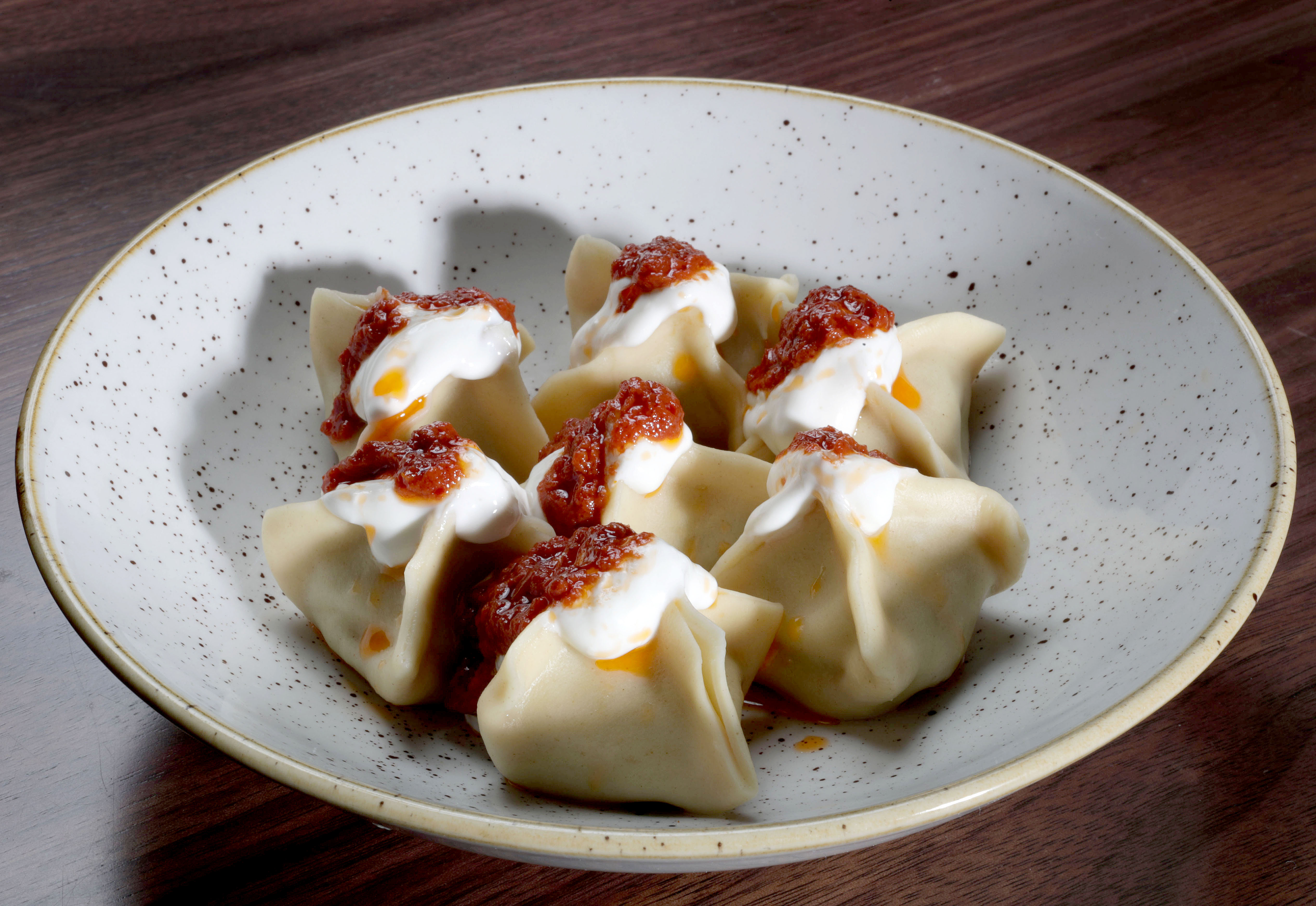Monti, or Istanbul meat ravioli, at Little Donkey.