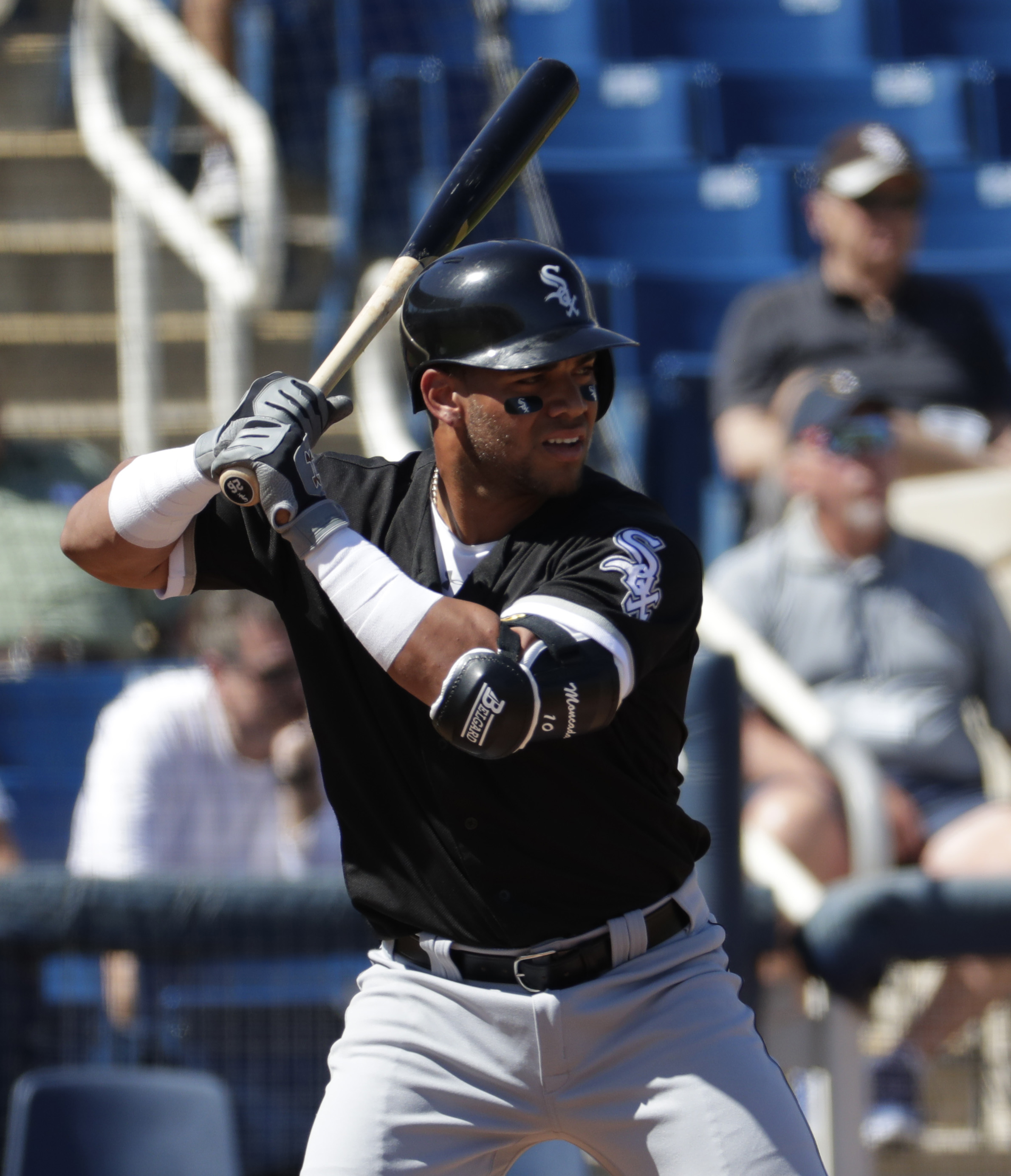 In 34 games for Triple-A Charlotte, Yoan Moncada hit .331 with 15 RBIs and 6 homers.