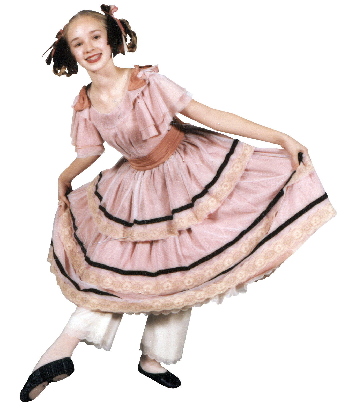 Sophie Flack at age 12 in the role of “Party Girl” in Boston Ballet’s “Nutcracker.”