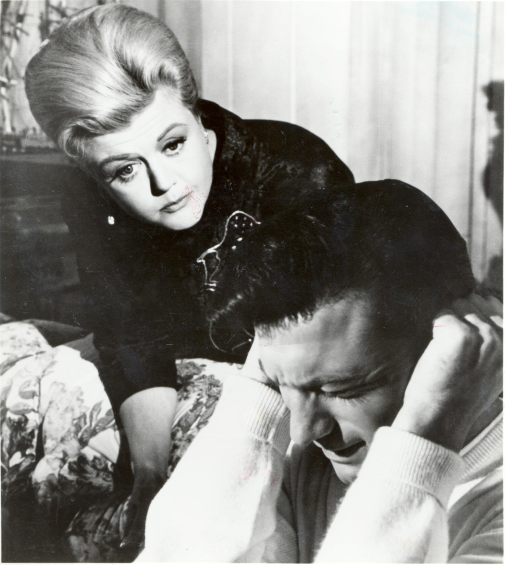 Angela Lansbury, as Mrs. Iselin, and Laurence Harvey as her son, Staff Sergeant Raymond Shaw, star in 1962’s “The Manchurian Candidate.”