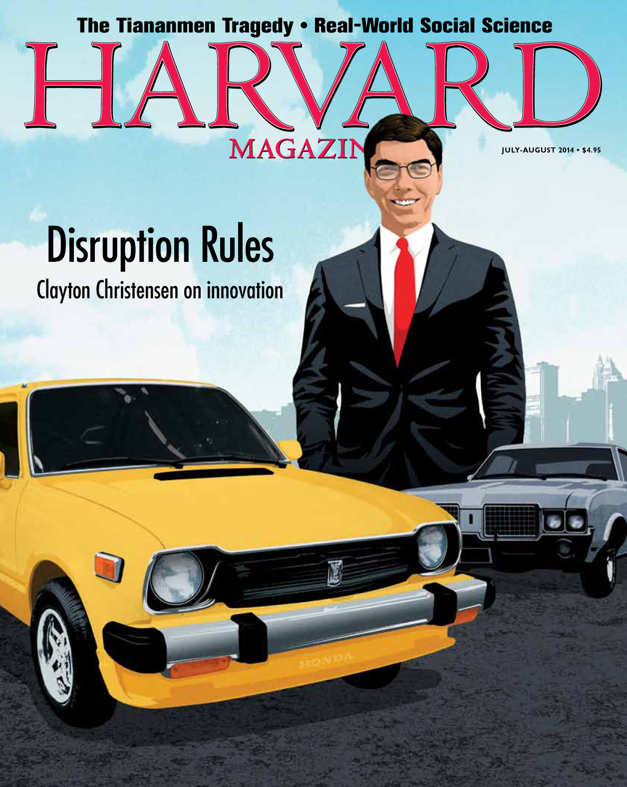 The summer issue of Harvard Magazine hailed Clay Christensen as a “disruptive genius” — a case of unintentionally amusing timing.