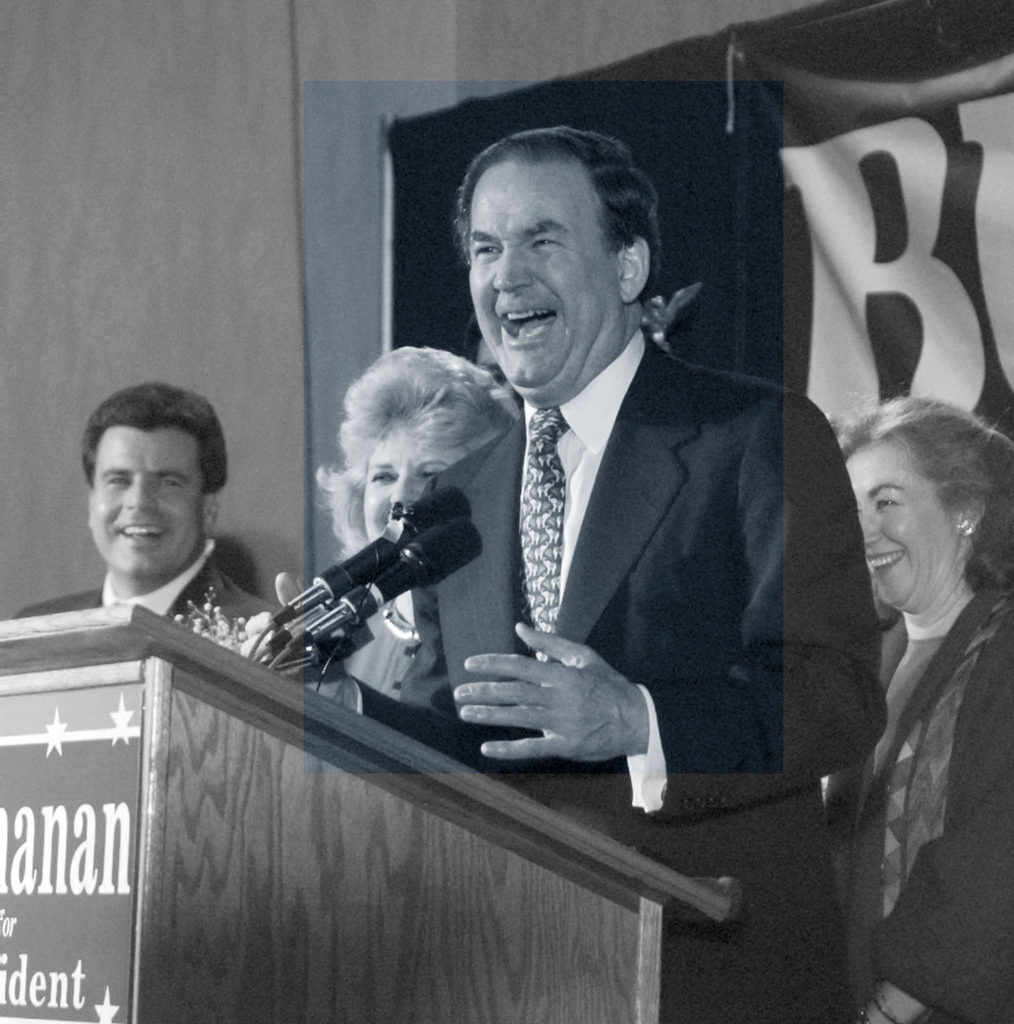 Pat Buchanan delighted in lashing the political establishment.