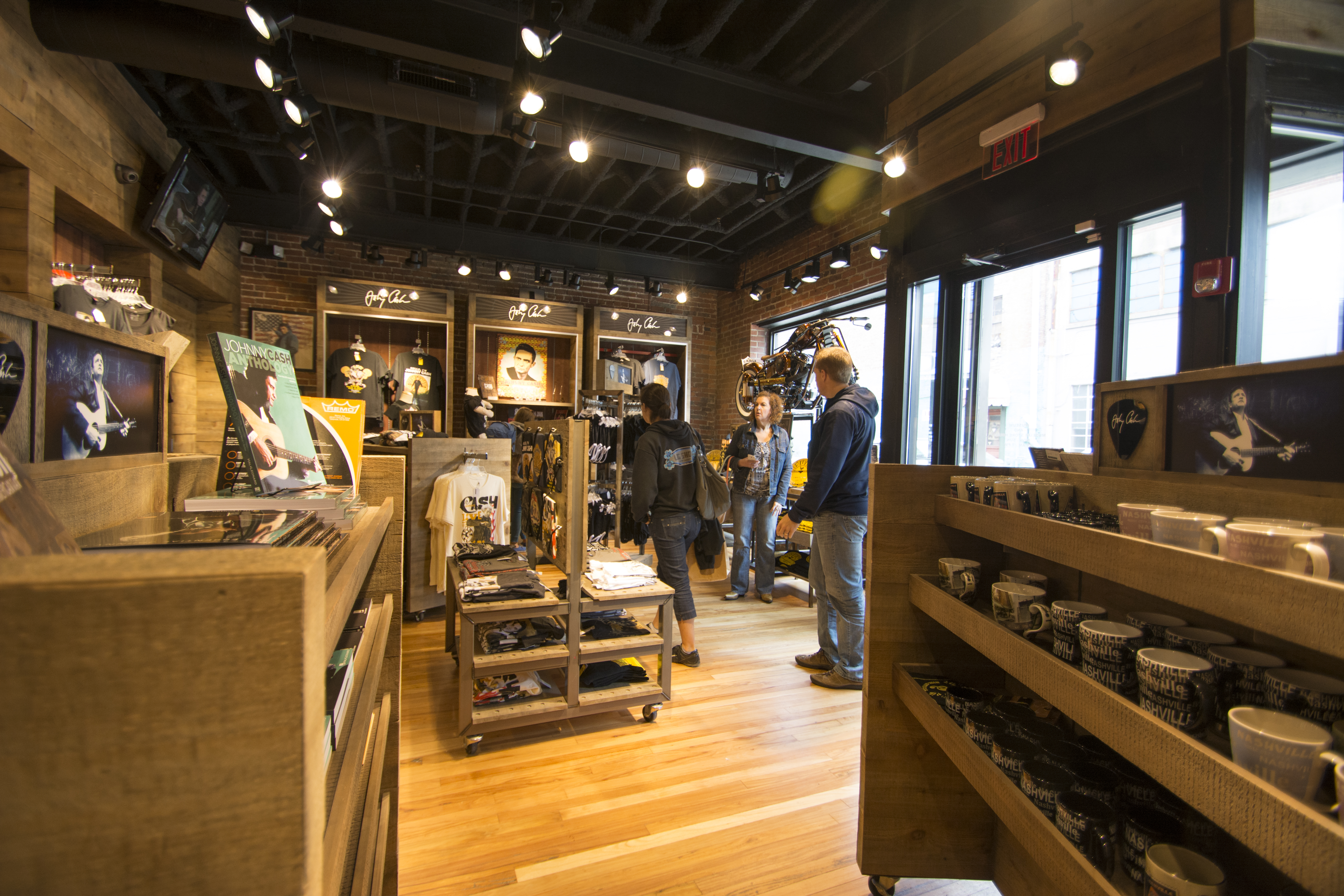 The Johnny Cash Museum gift shop.
