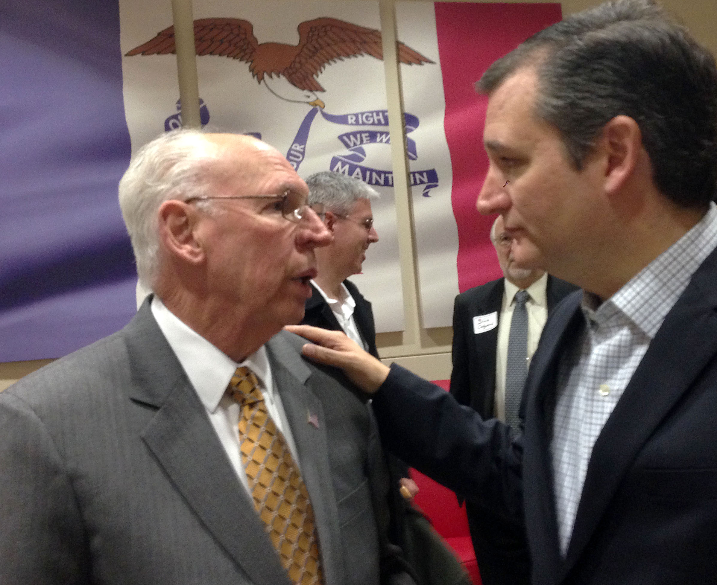 Ted Cruz spoke with his father.