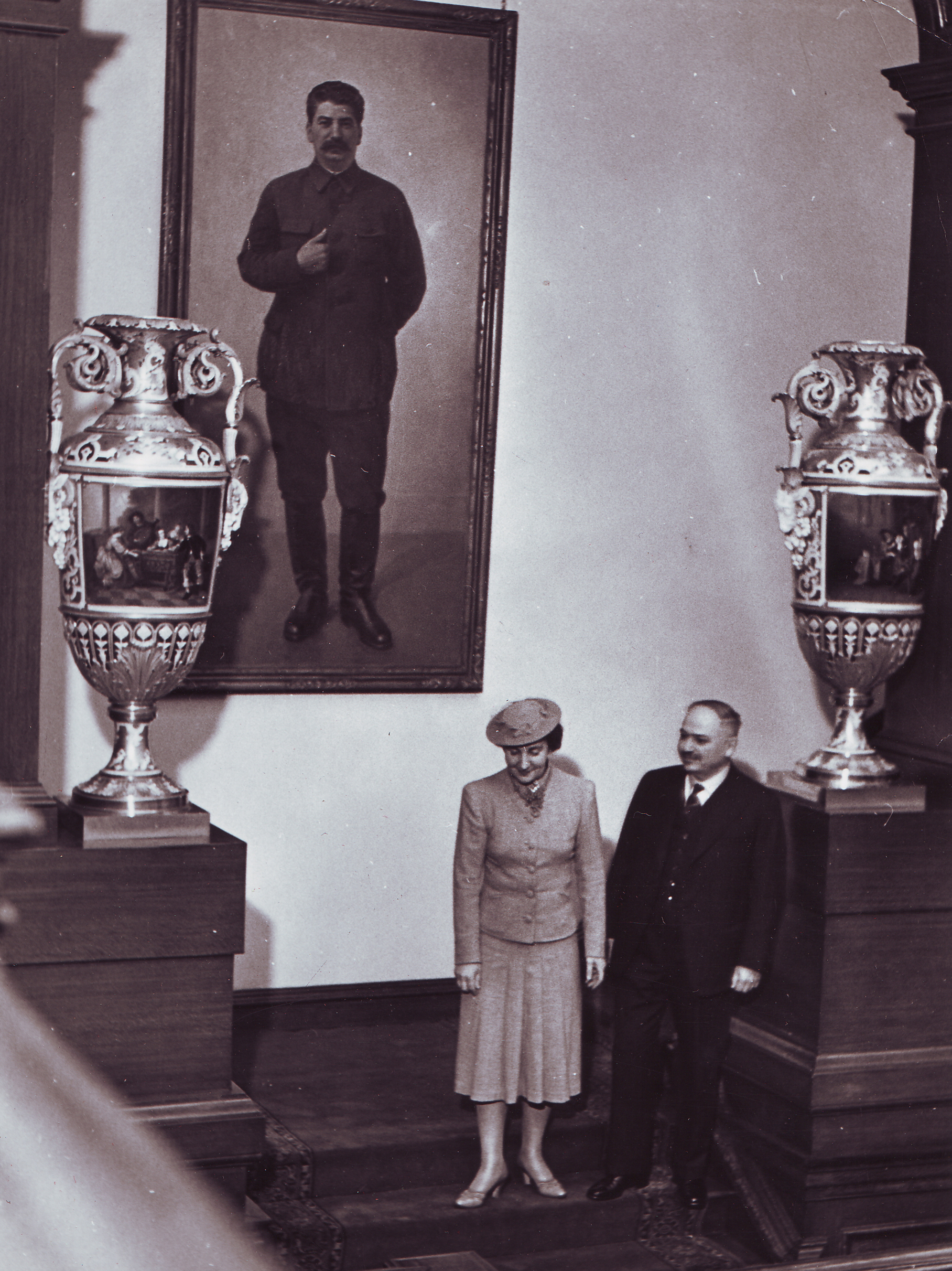 Accused of not hanging enough photos of Stalin, Maisky cabled the Kremlin: “In the very reception room . . . there is a large, life-size, well-executed portrait of Stalin, so displayed as to dominate the room.”