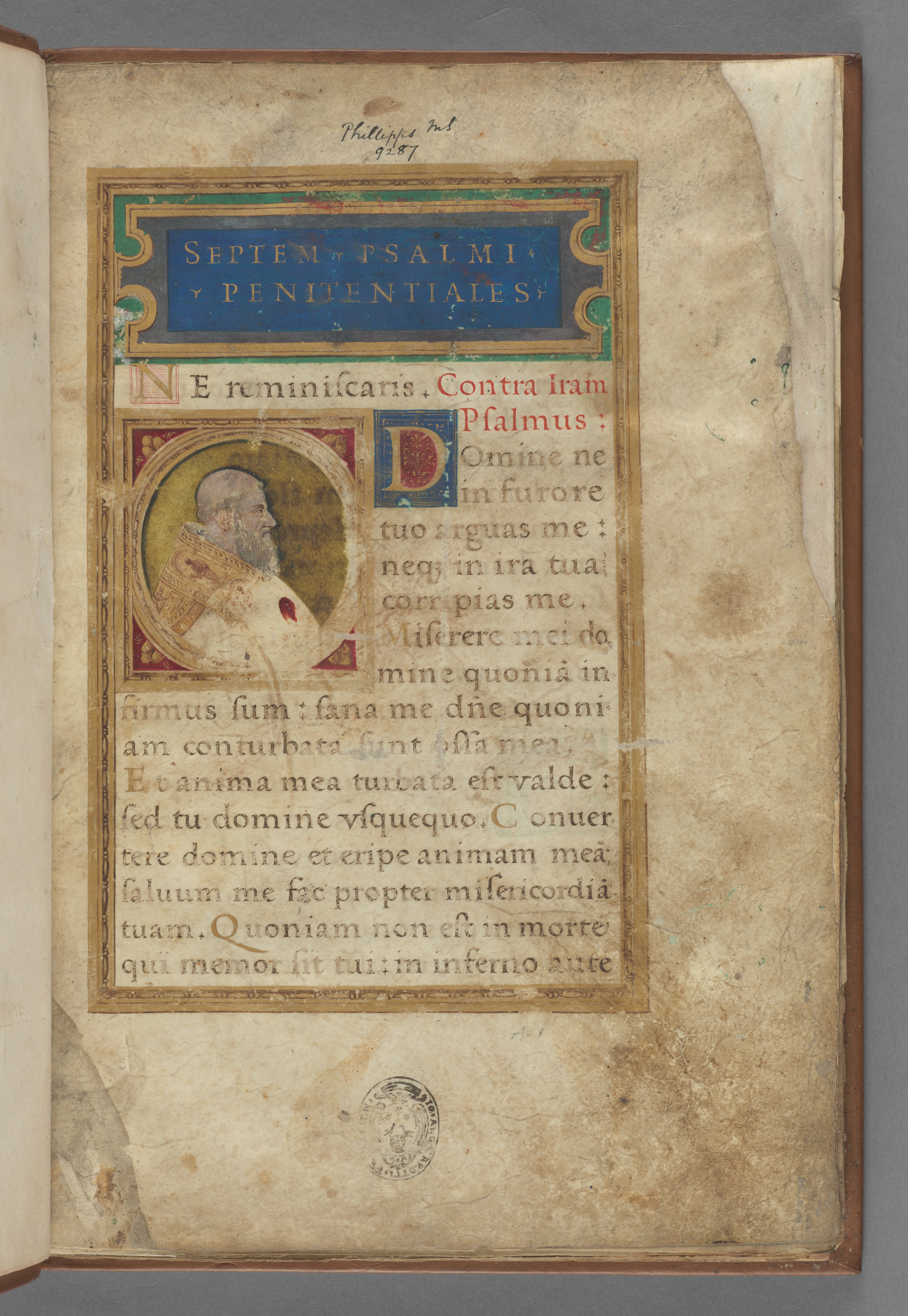 A prayer book that belonged to Pope Julius III.
