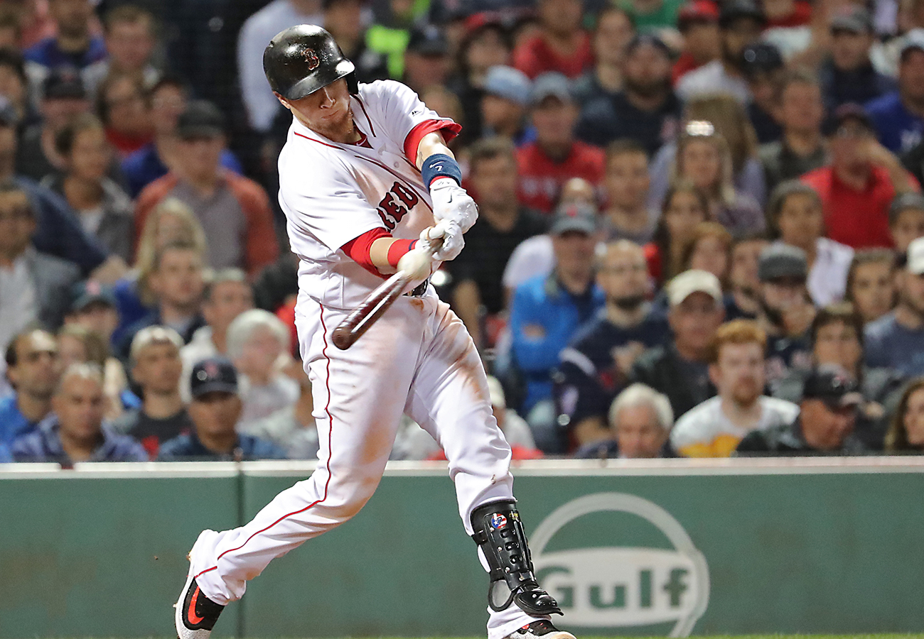 Christian Vazquez made significant strides at the plate this season.