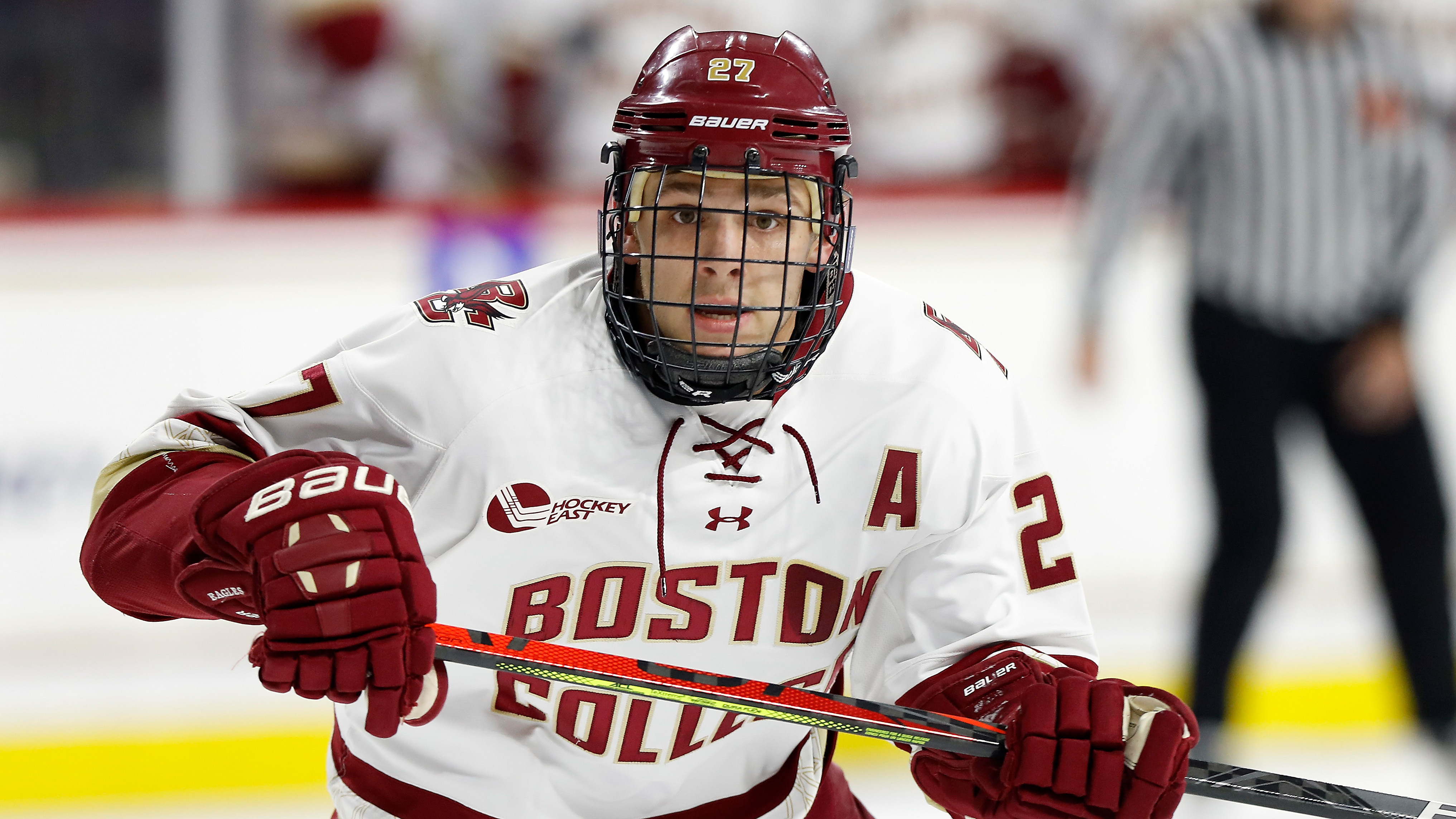 Boston College's Graham McPhee, a fifth-round pick of the Oilers, is focused on the Beanpot.