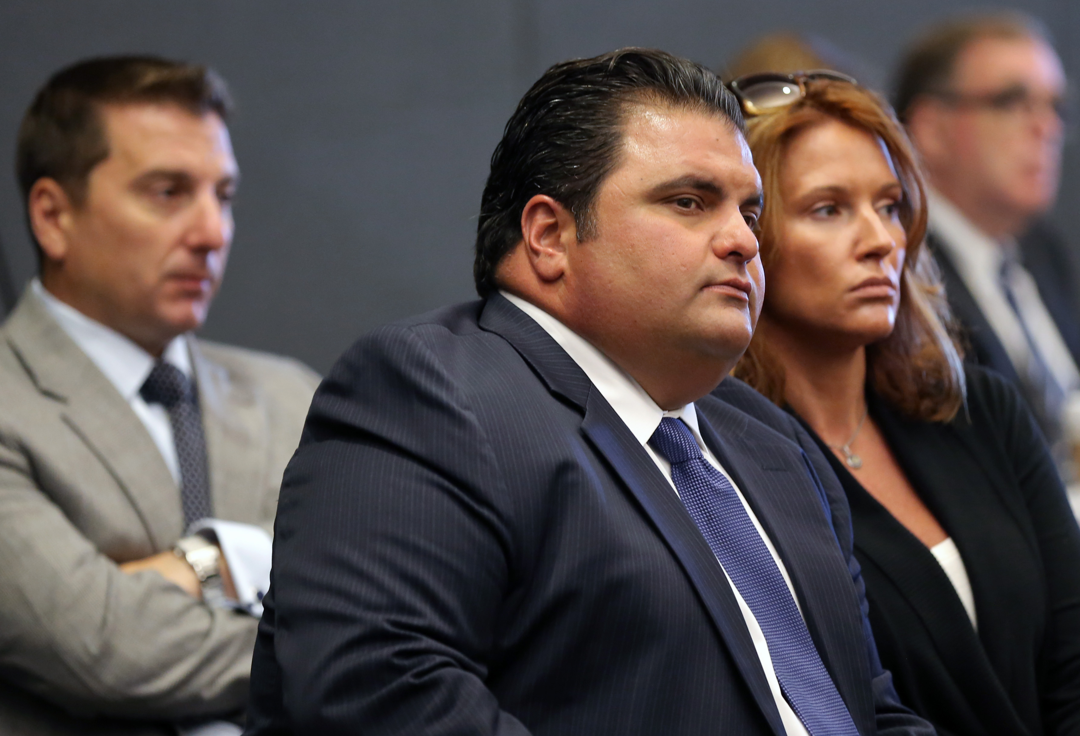 Everett Mayor Carlo DeMaria was on hand Monday during the hearing.