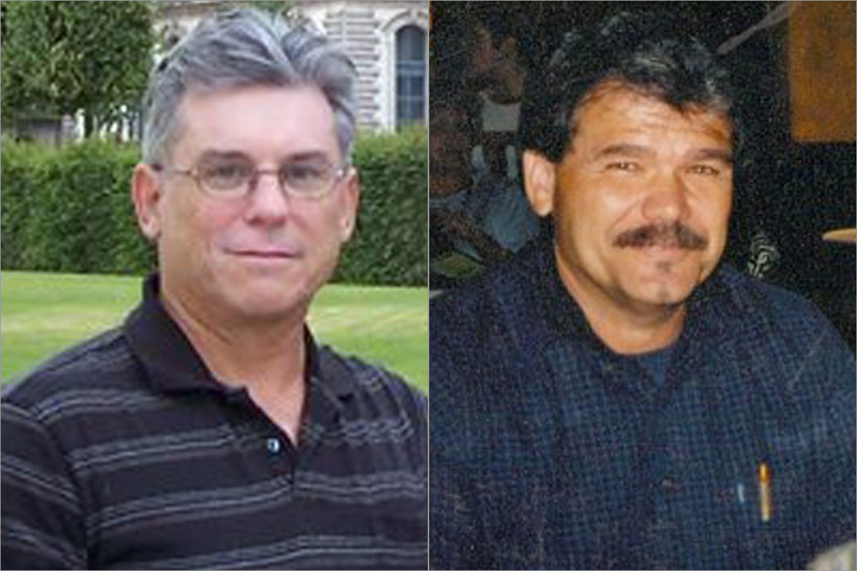 Tim Wilson (left) had both end-stage liver disease and liver cancer. Paul Hawks (right) was 56 at the time of the liver transplant at Lahey Clinic.