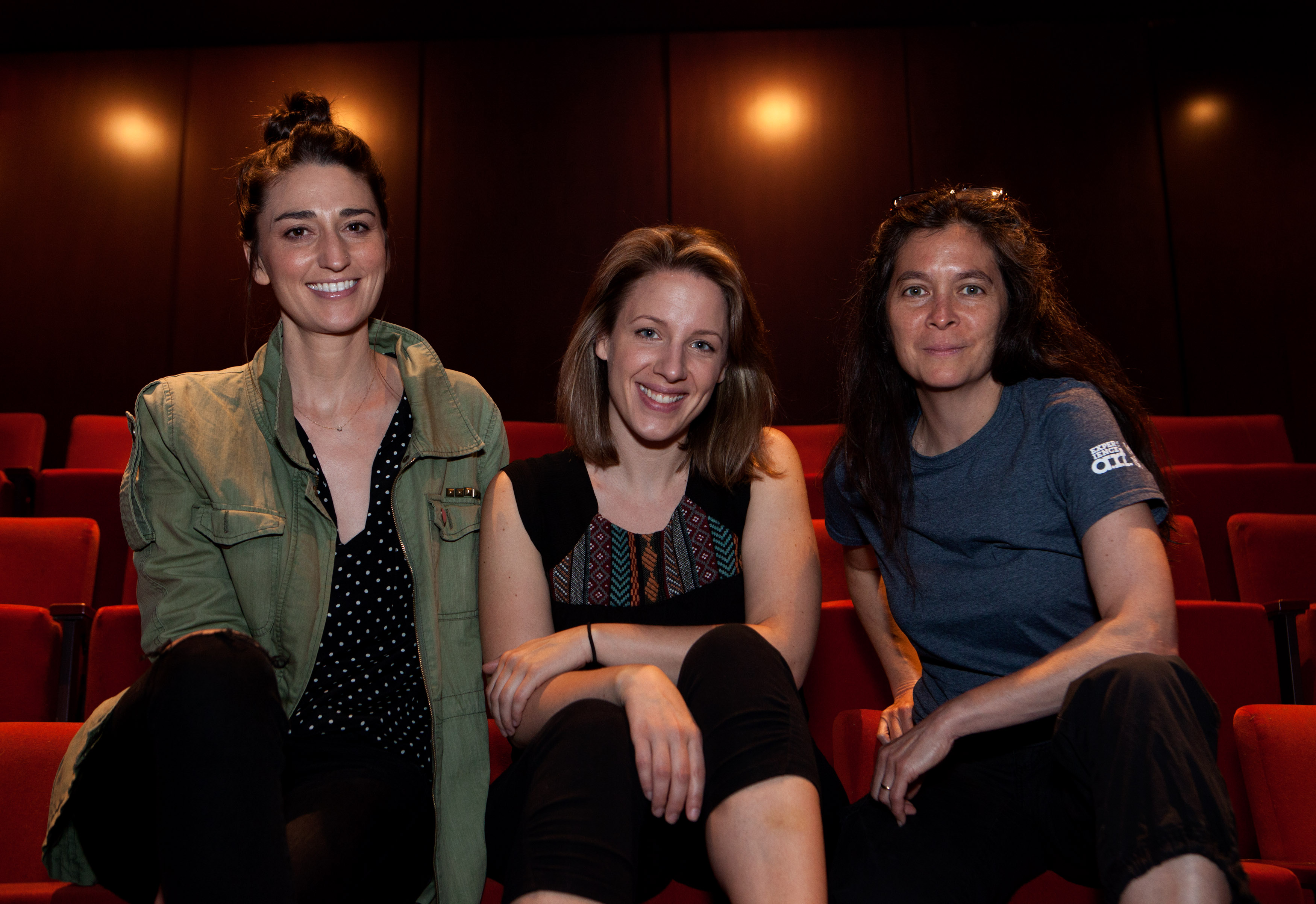 From left: Composer Sara Bareilles, Jessie Mueller, who stars in “Waitress,” and director Diane Paulus.