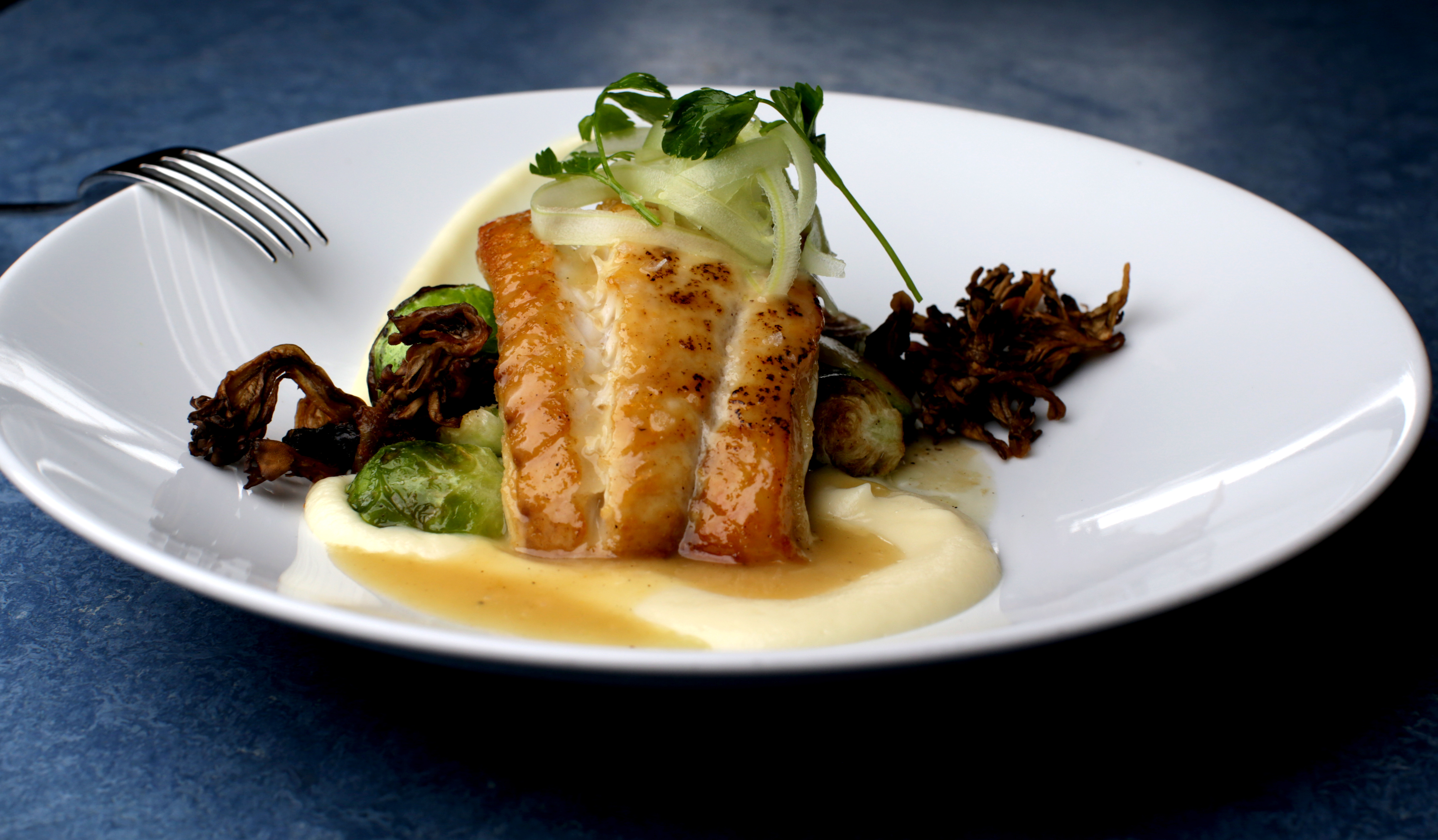 Atlantic blue cod al limon at B&G Oysters.