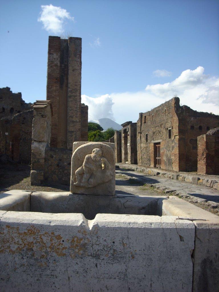 Guidebooks don’t explain that in Pompeii, you see mostly the shell of the great city, its walls, fountains, bars, temples.