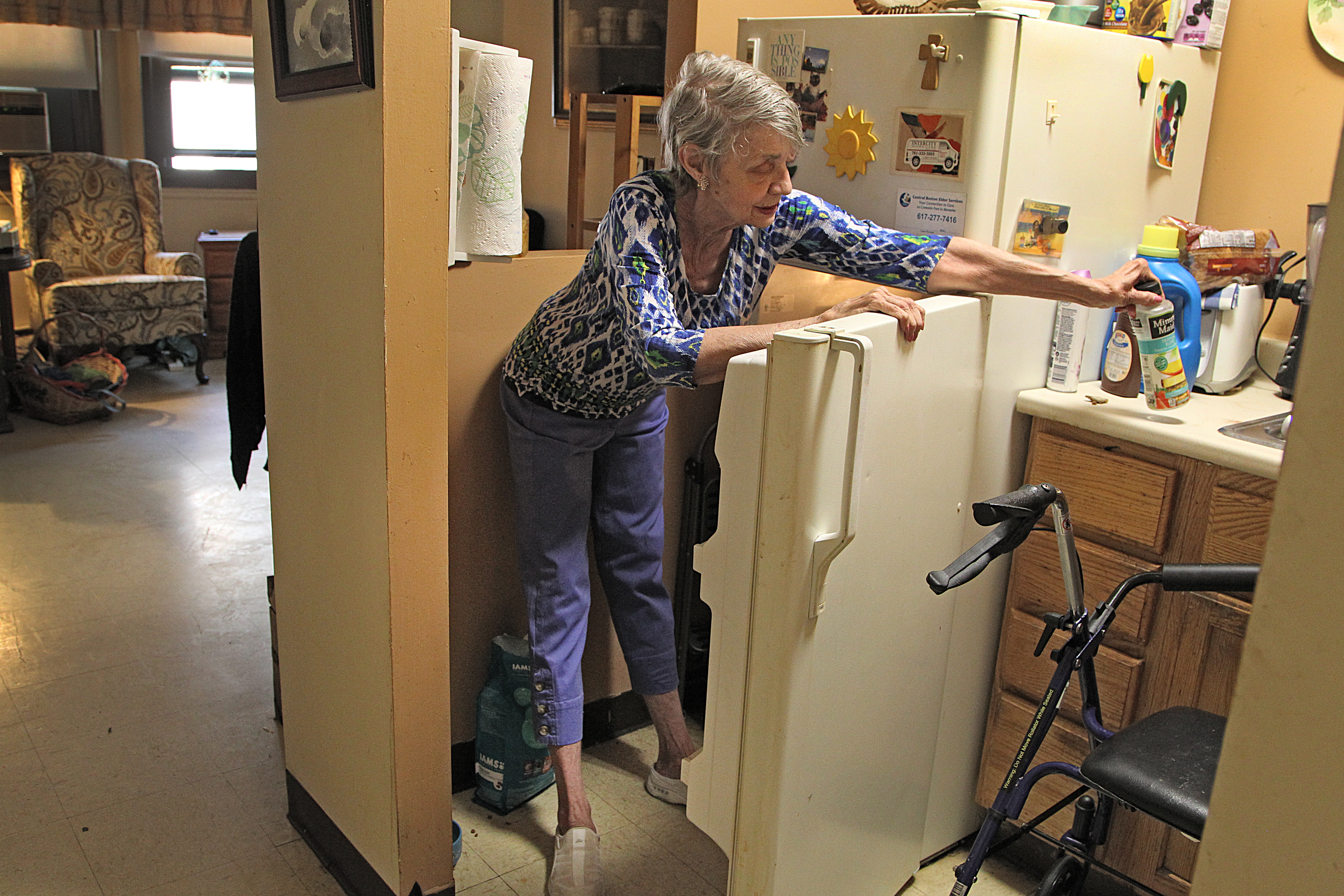 Judi Gorsuch in her home.