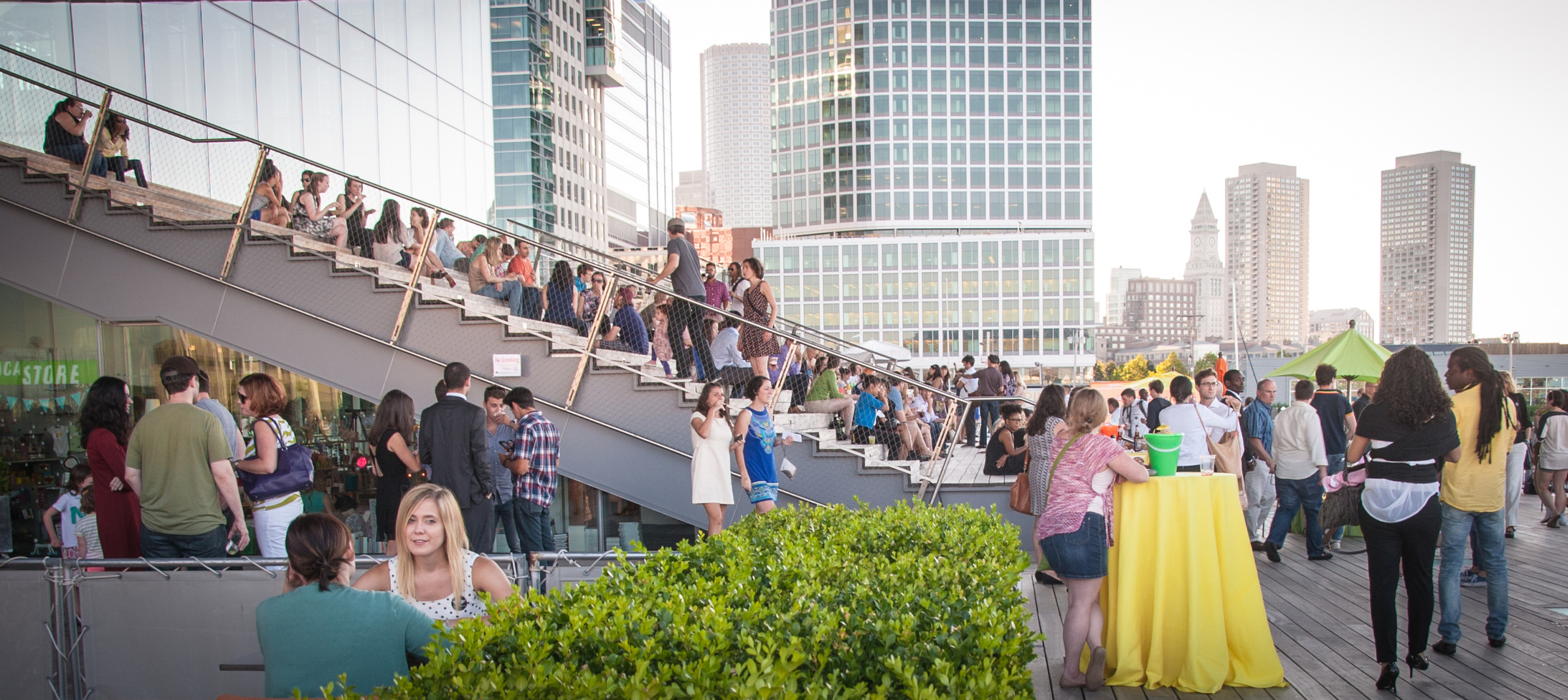 The ICA’s First Friday events are popular with younger patrons.