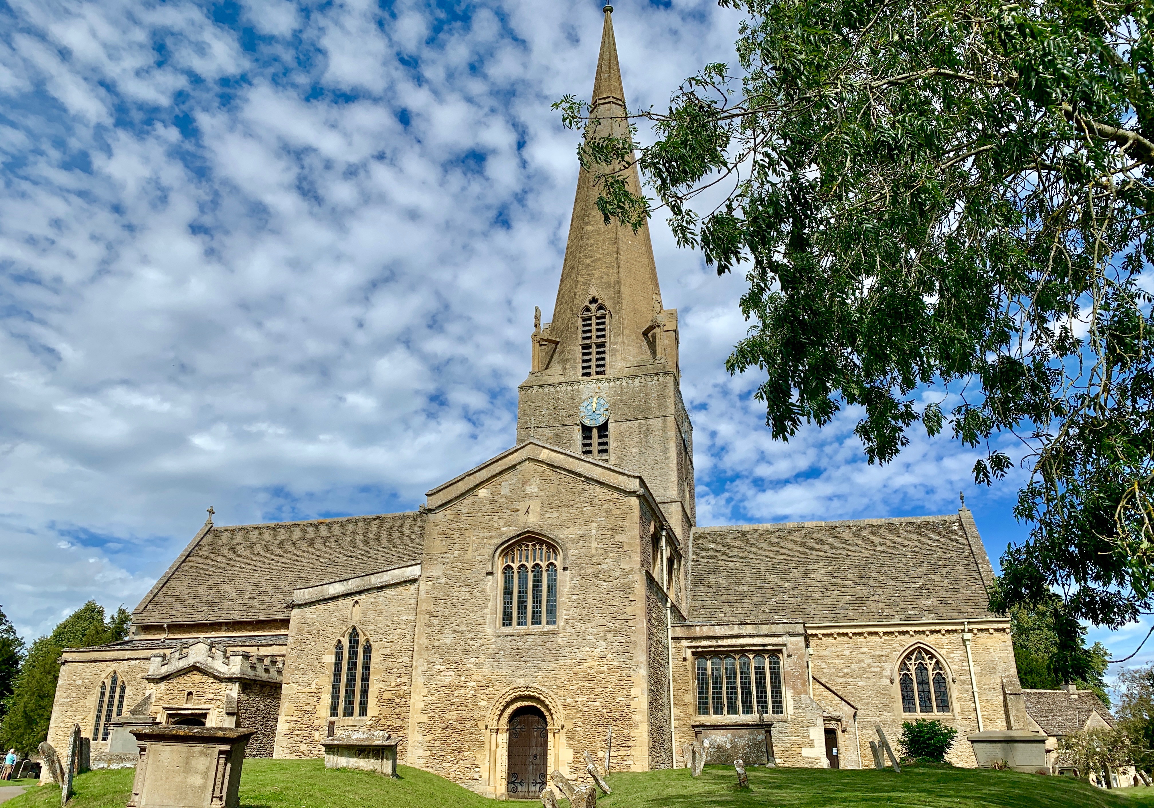 St. Mary's Church in Bampton, England.