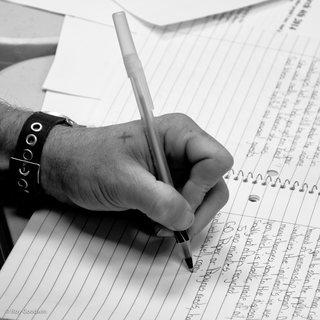 Estes drafted “Razza Freakin’ Aliens” longhand, keeping it in his backpack when he lived on the streets of Boston.