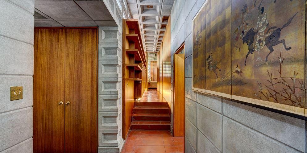 A hallway in the Kalil house, now owned by Currier Museum of Art.