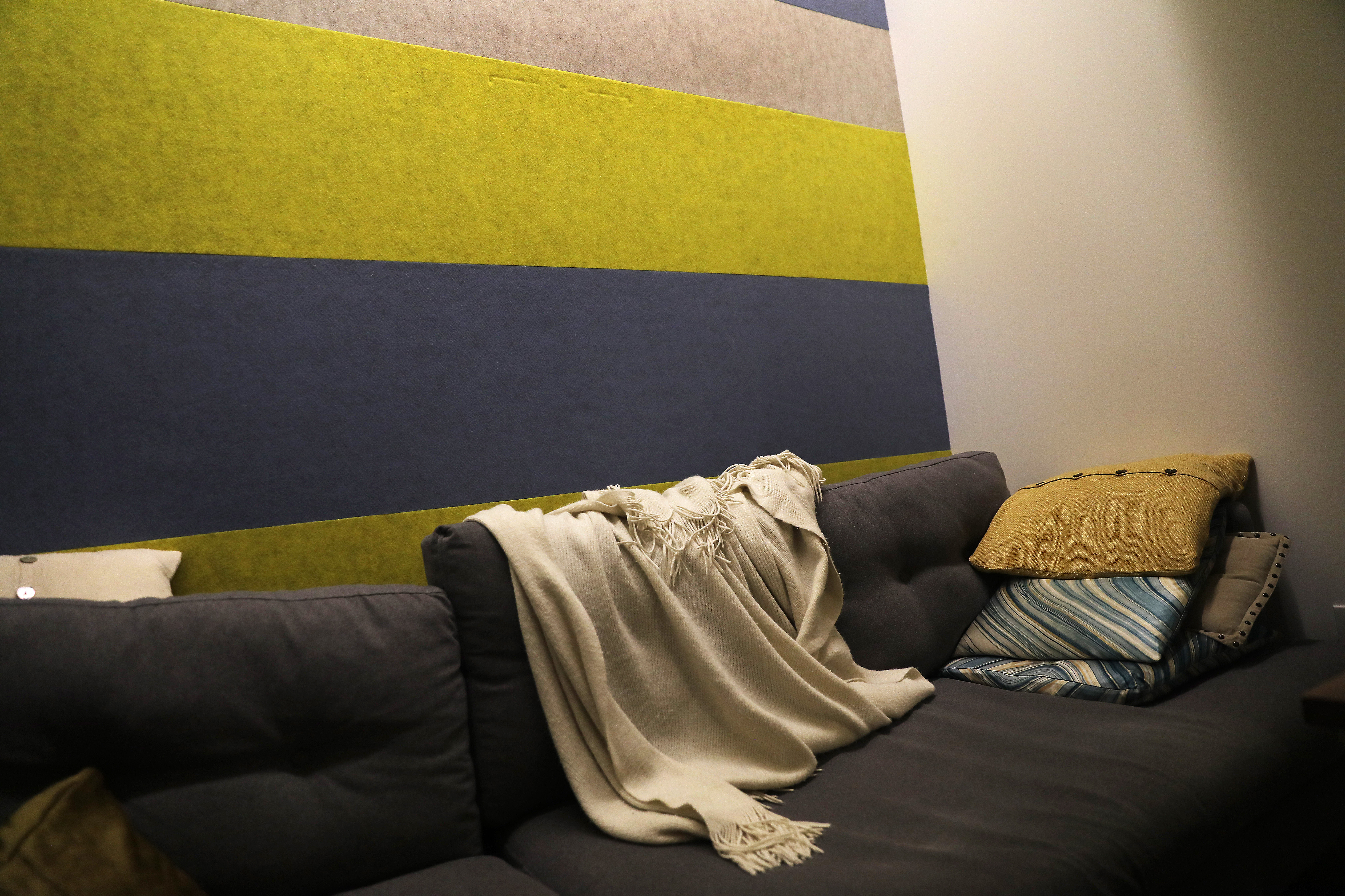 A nap room at LabCentral.