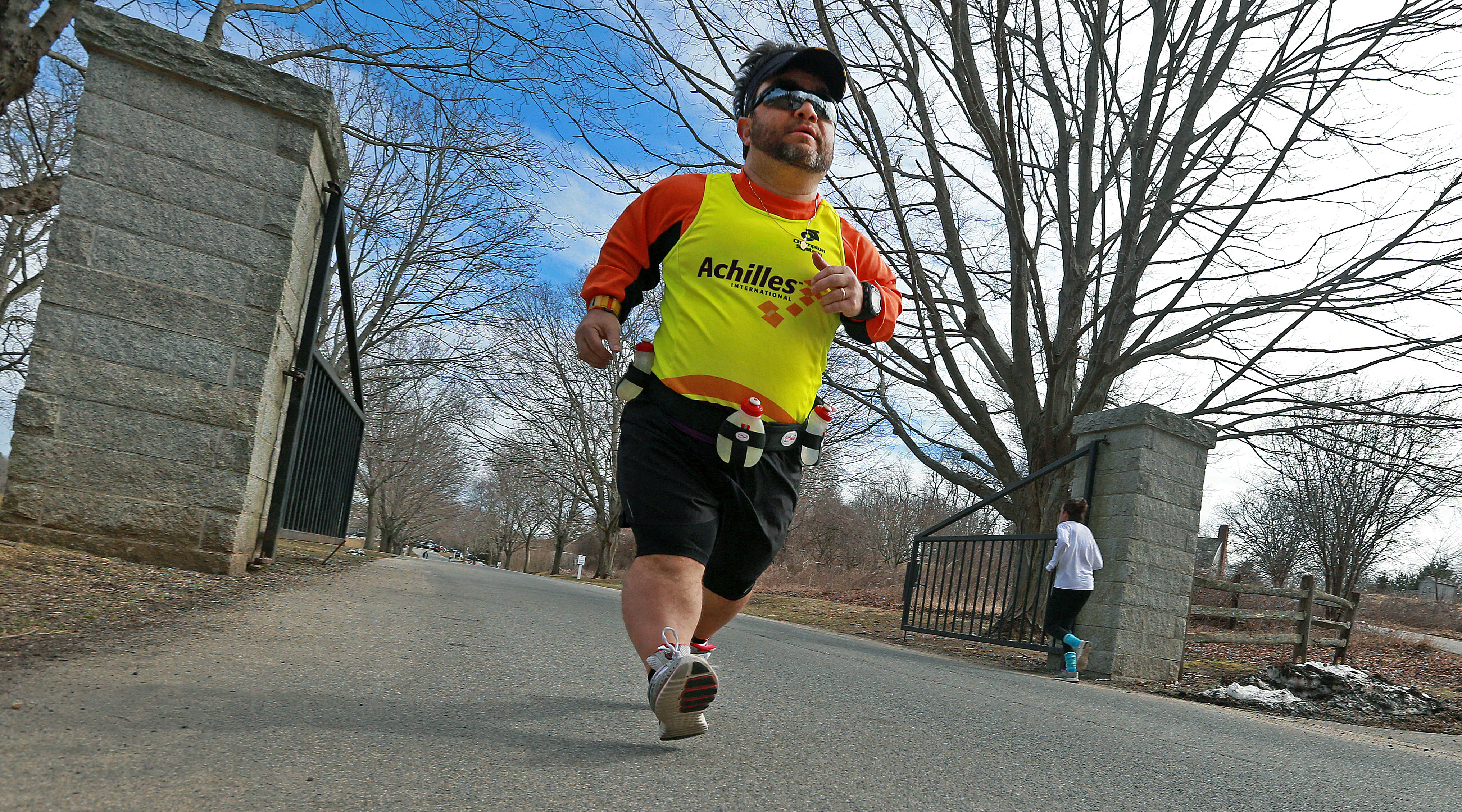 Though running can be a physical challenge, John Young, 47, has competed in more than 20 triathlons.