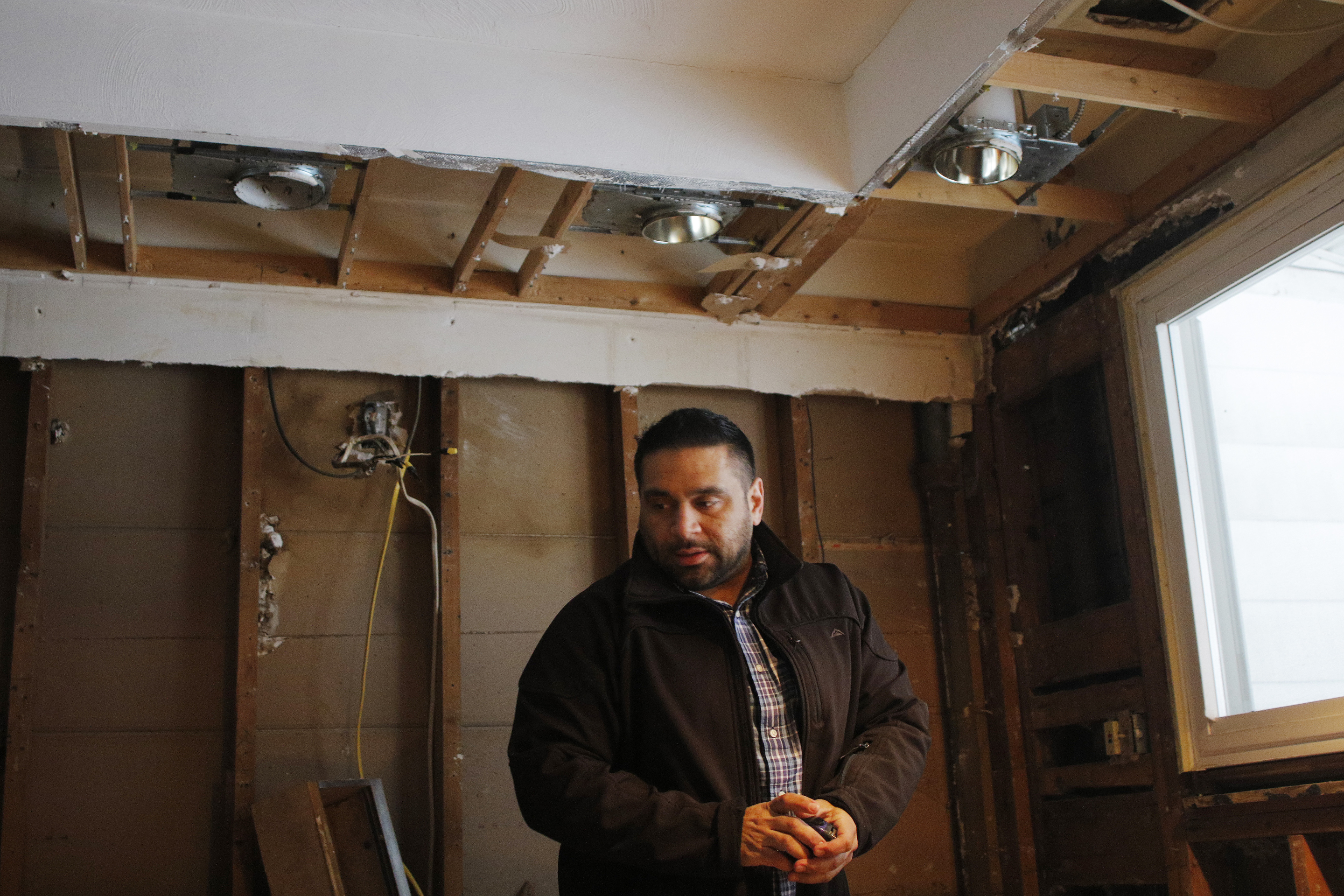 Joel Miranda’s Revere house was damaged in the tornado that struck last year. Since then, thieves and the elements have continued to wreck havoc on the property.