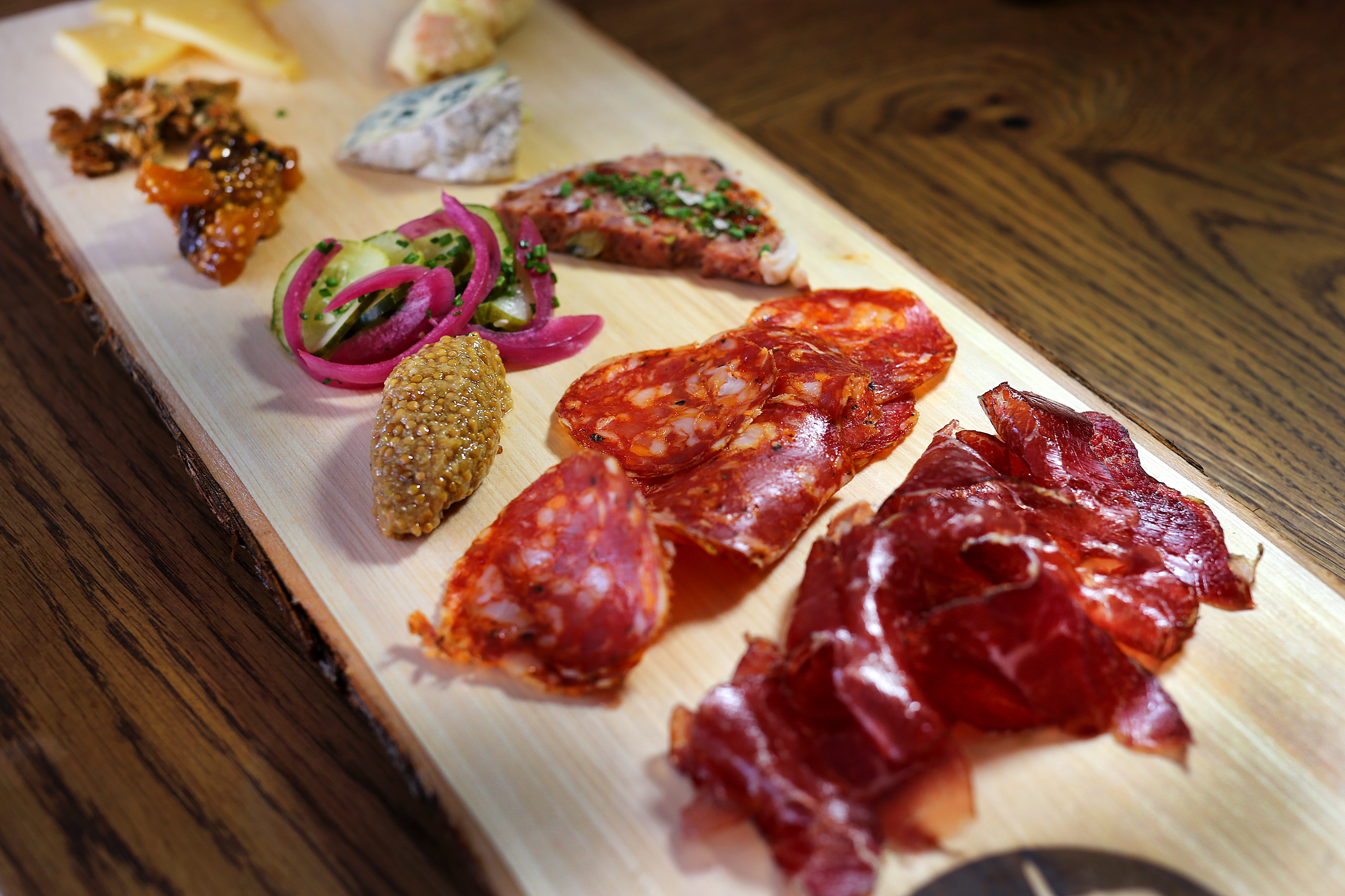 Charcuterie board.