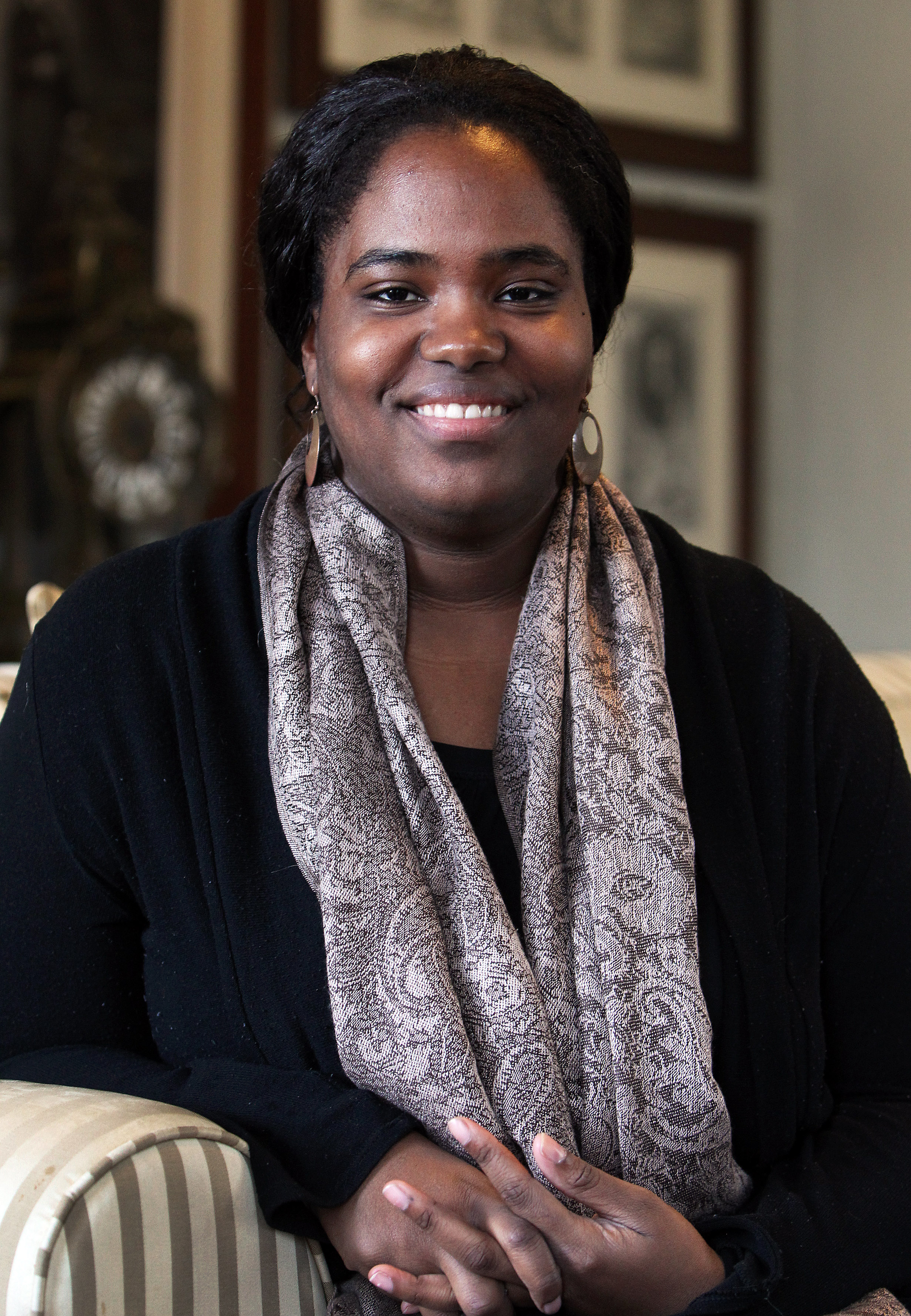 Jocelyn St. Cyr said she helps people in need navigate a tangled web of social service programs.
