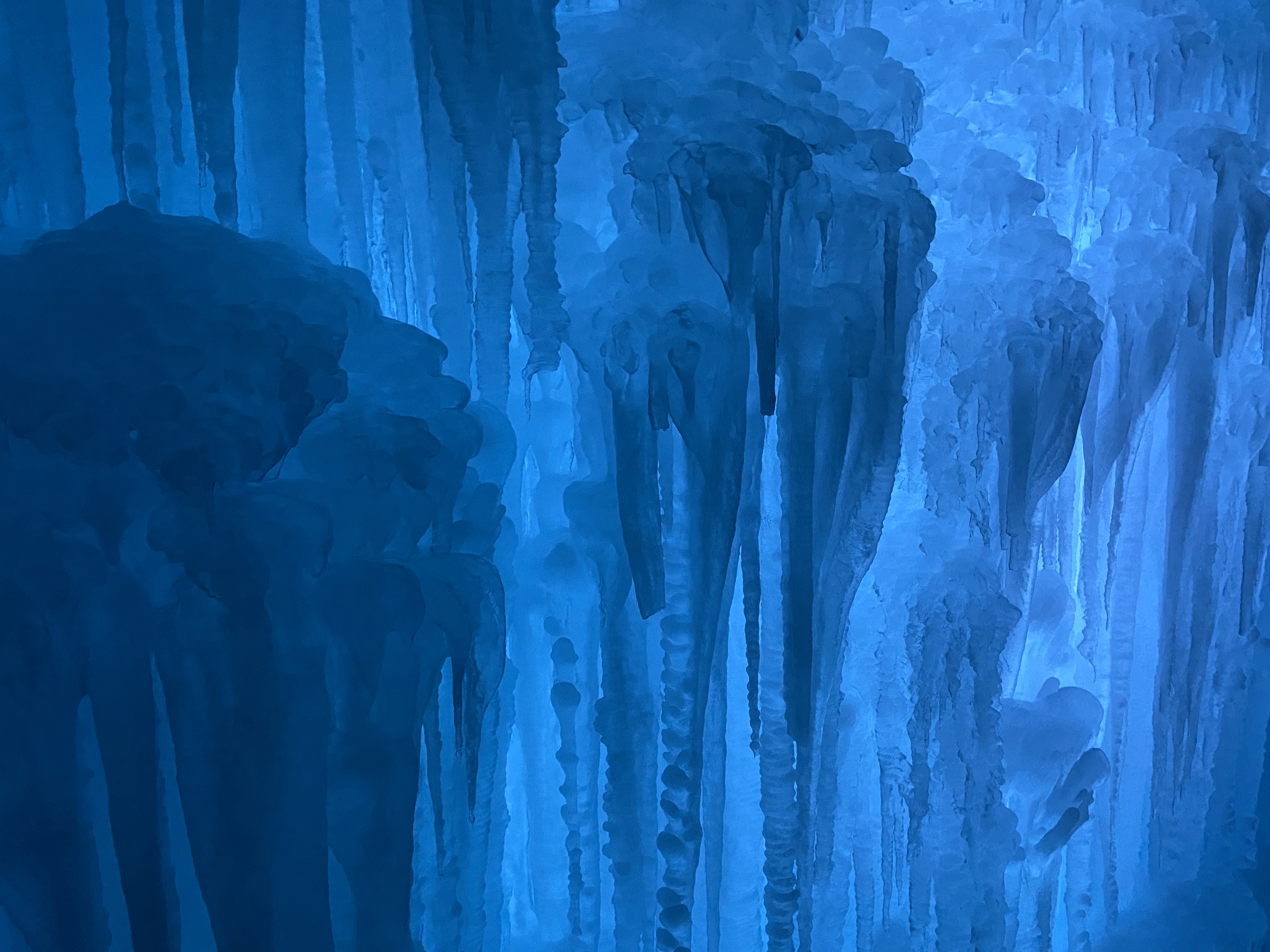 Ice Castles is constructed on three levels, with 20 million pounds of ice, and it gets better as winter revs up.