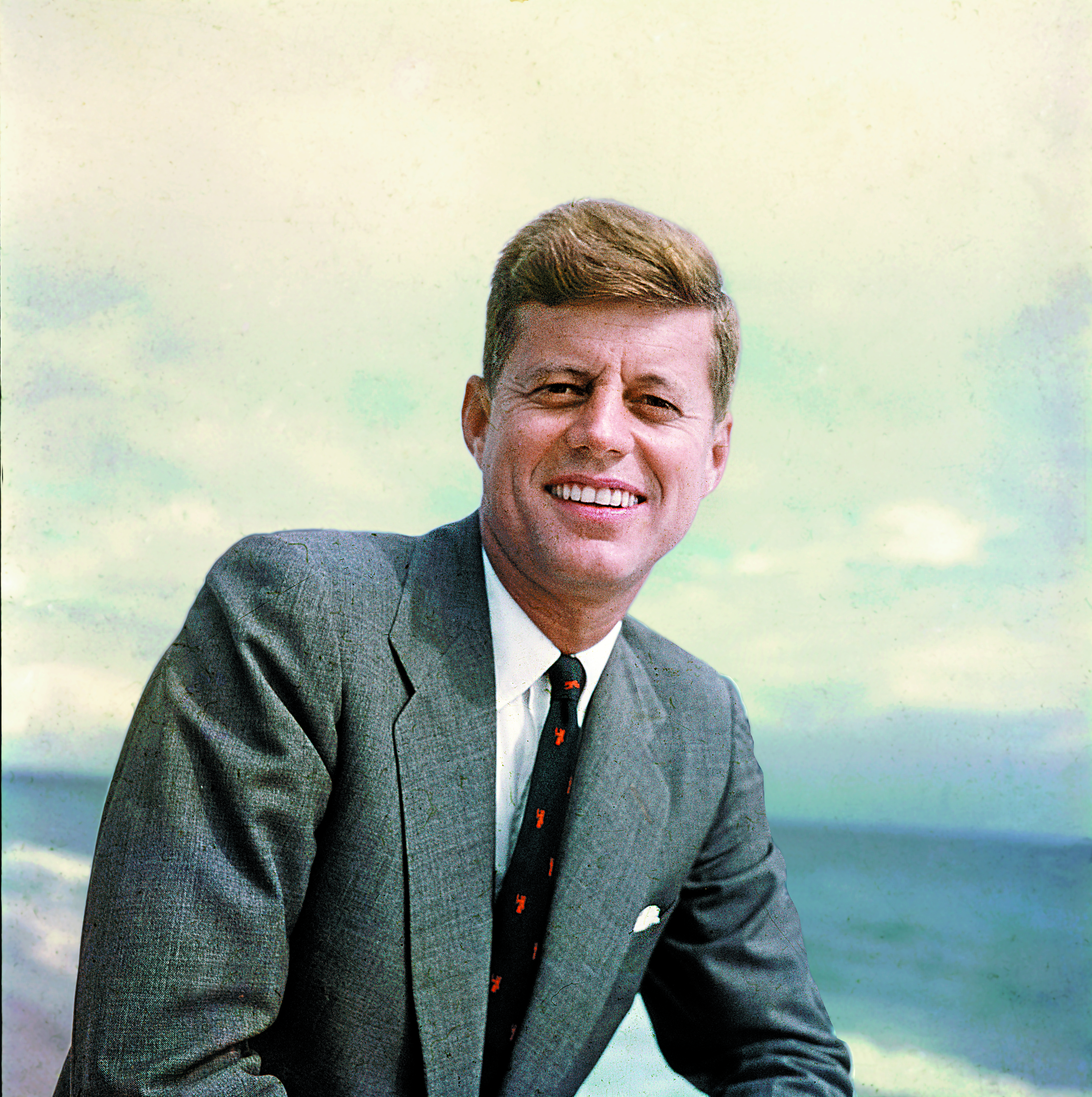 John F. Kennedy in 1957.