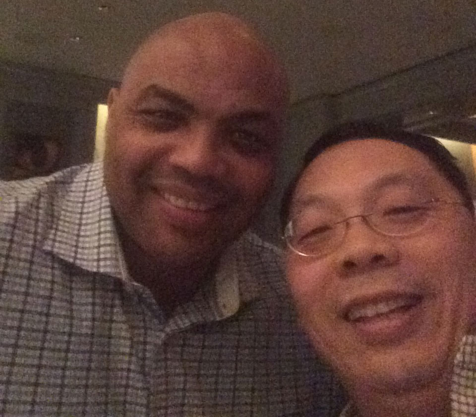Charles Barkley and Lin Wang.