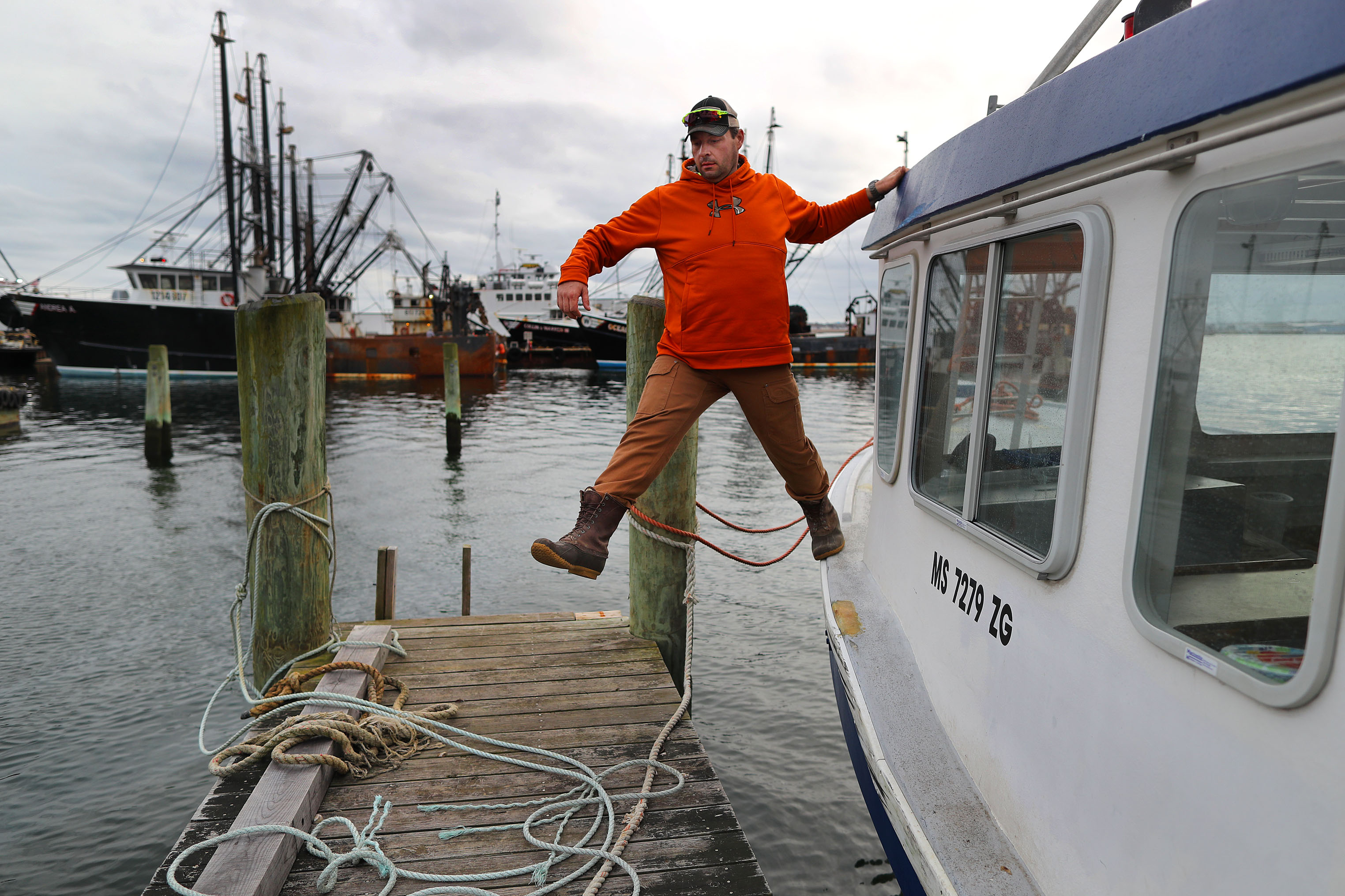 Tomkiewcz is one of fewer than two dozen lobstermen left in the fishing region that stretches from Nantucket Sound to Long Island Sound.