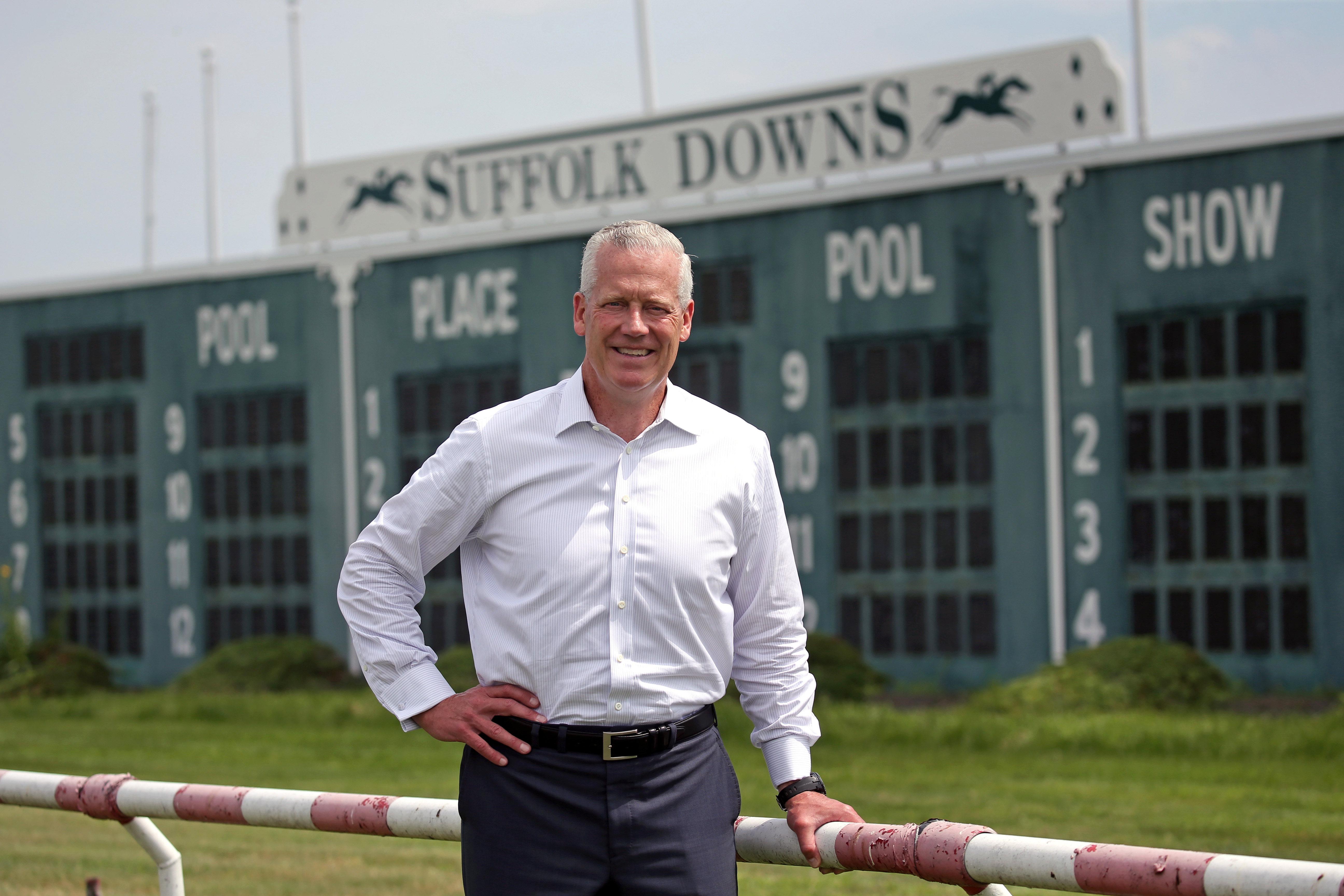 Tom O’Brien at Suffolk Downs.
