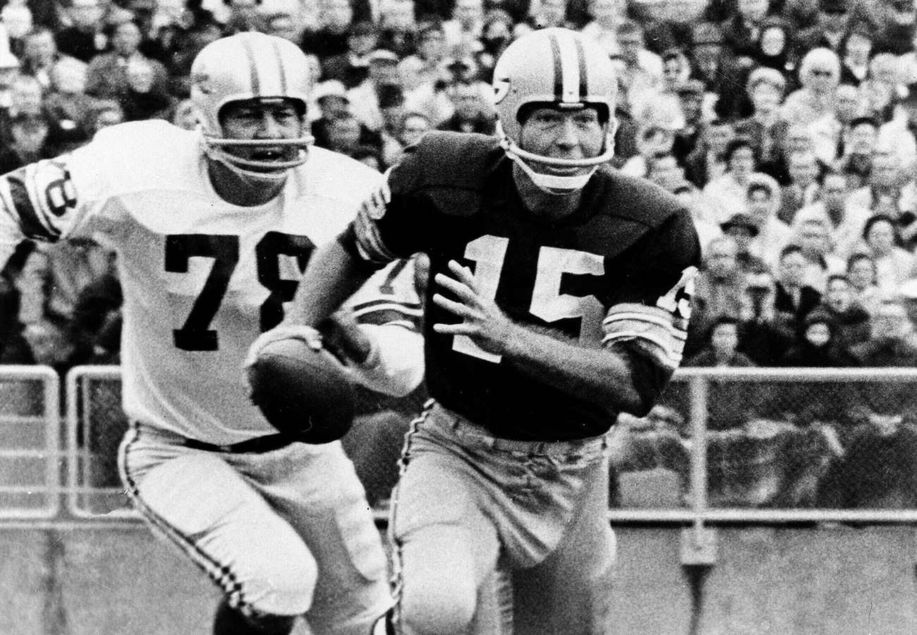 Bart Starr was the NFL’s MVP in 1966.