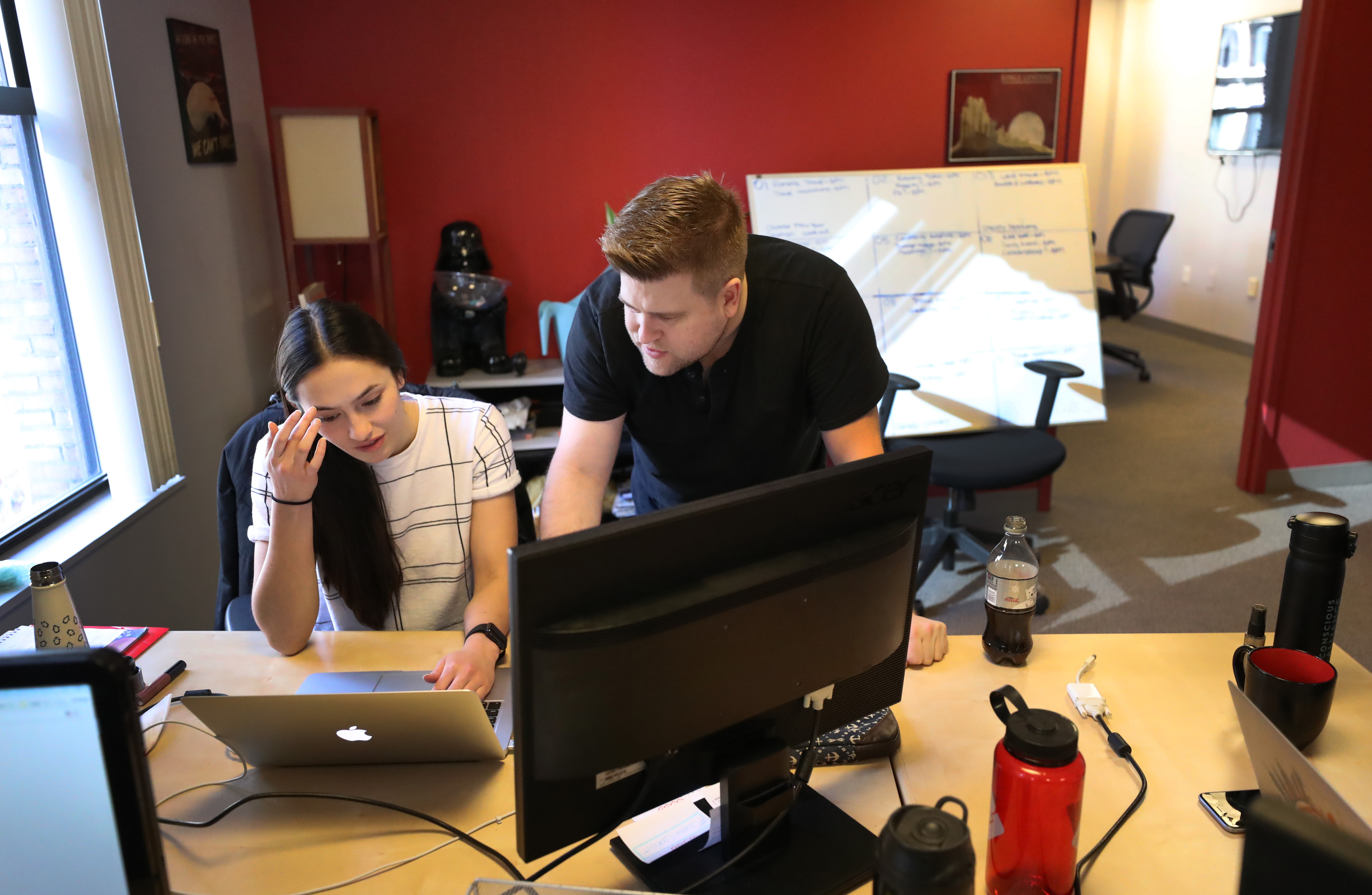 Tess Pascua, an assistant account executive at Pandemic Labs, worked with Matt Peters, co-founder and creative director.