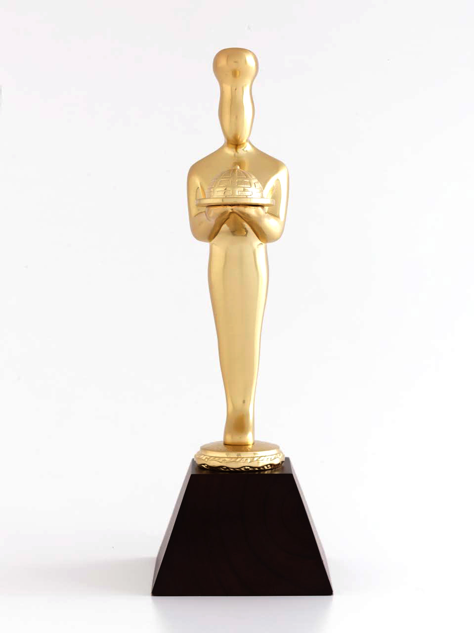 The Specialty Food Association’s gold sofi statue.