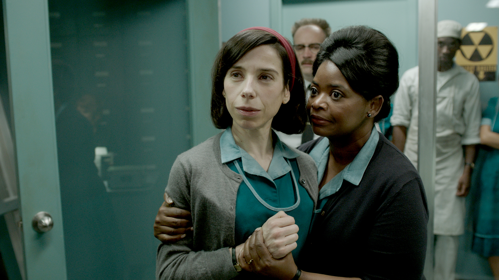 Sally Hawkins (left) and Octavia Spencer in "The Shape of Water."