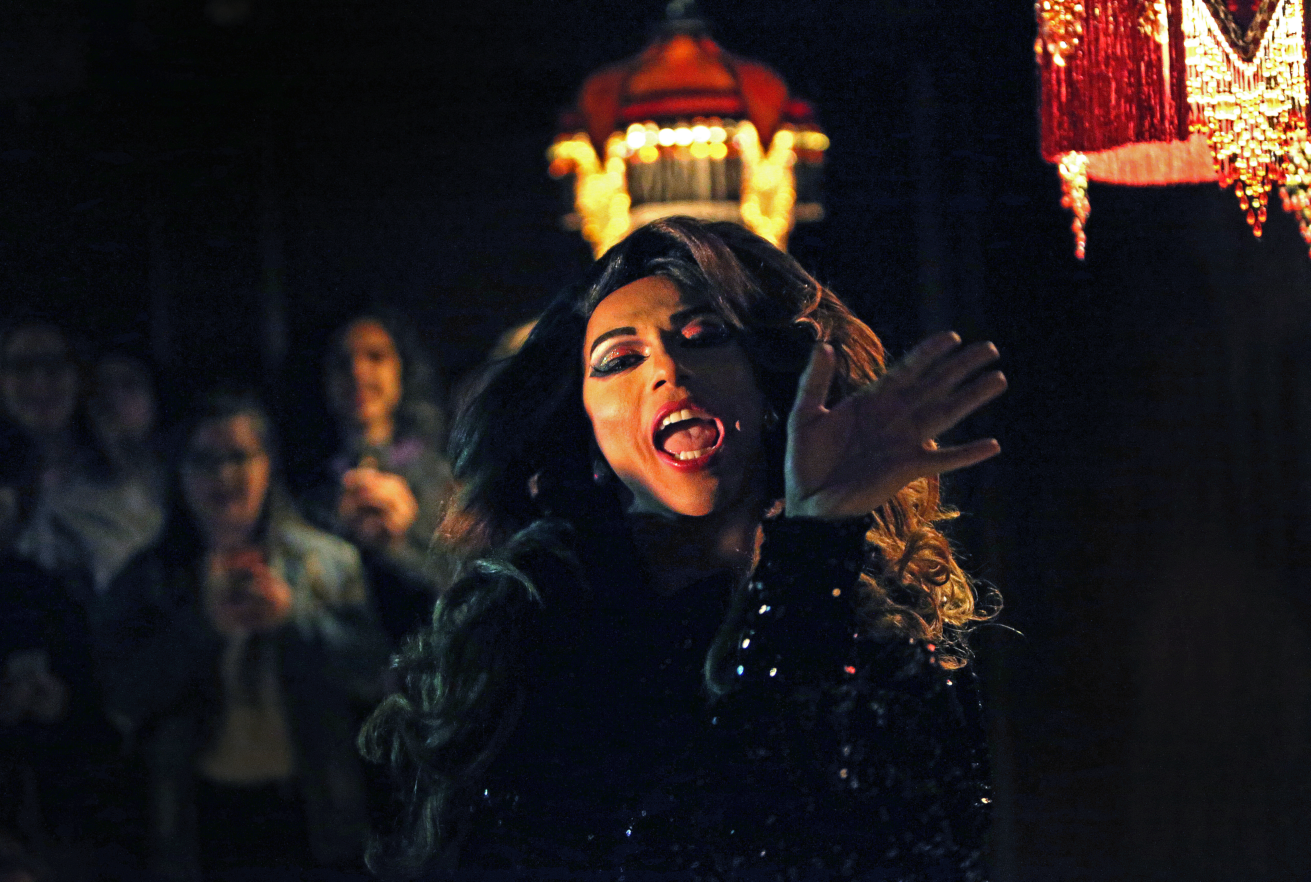 D.J. Pierce performing as Shangela Laquifa Wadley.