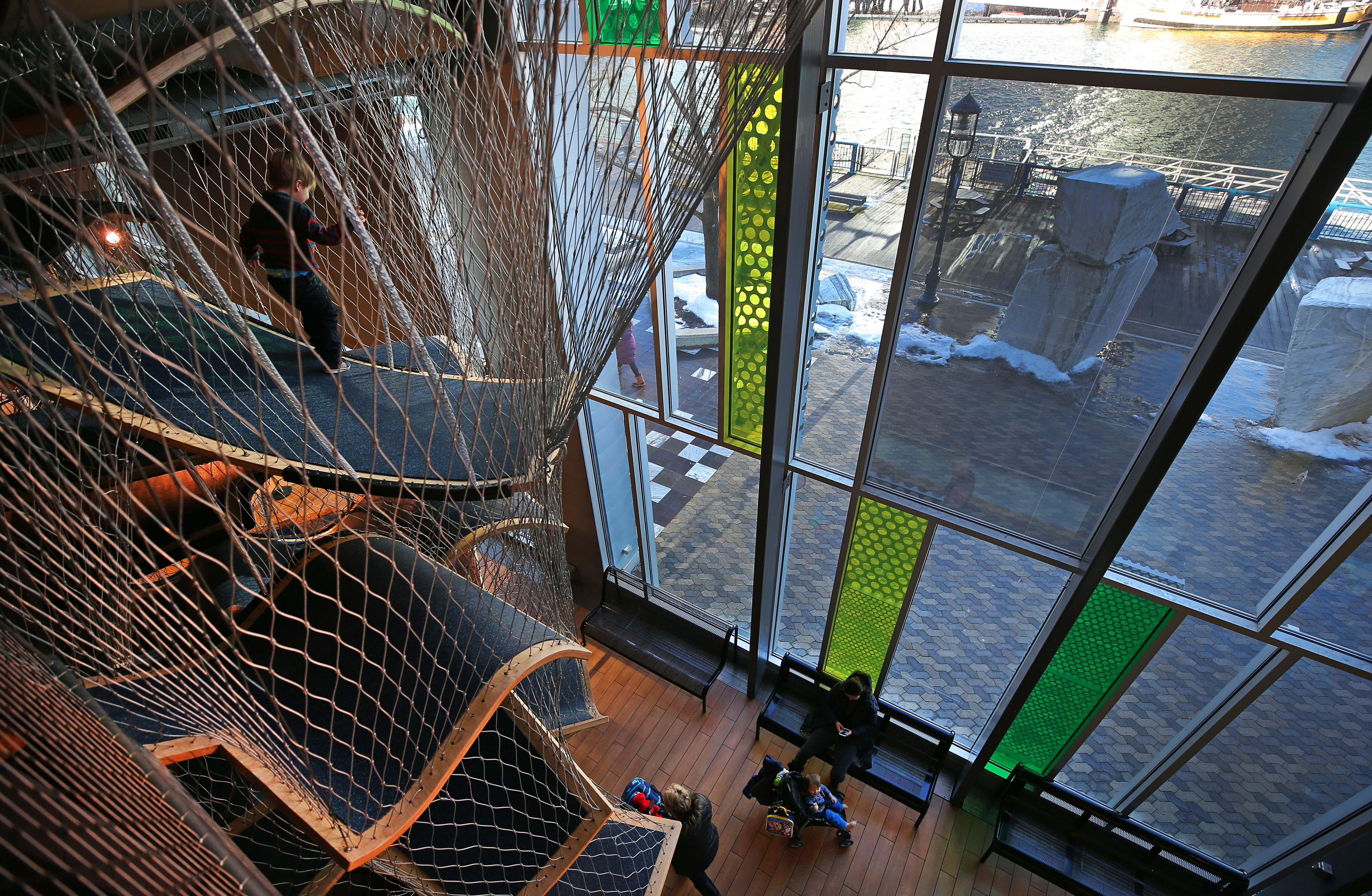 A fun perch in the Children’s Museum