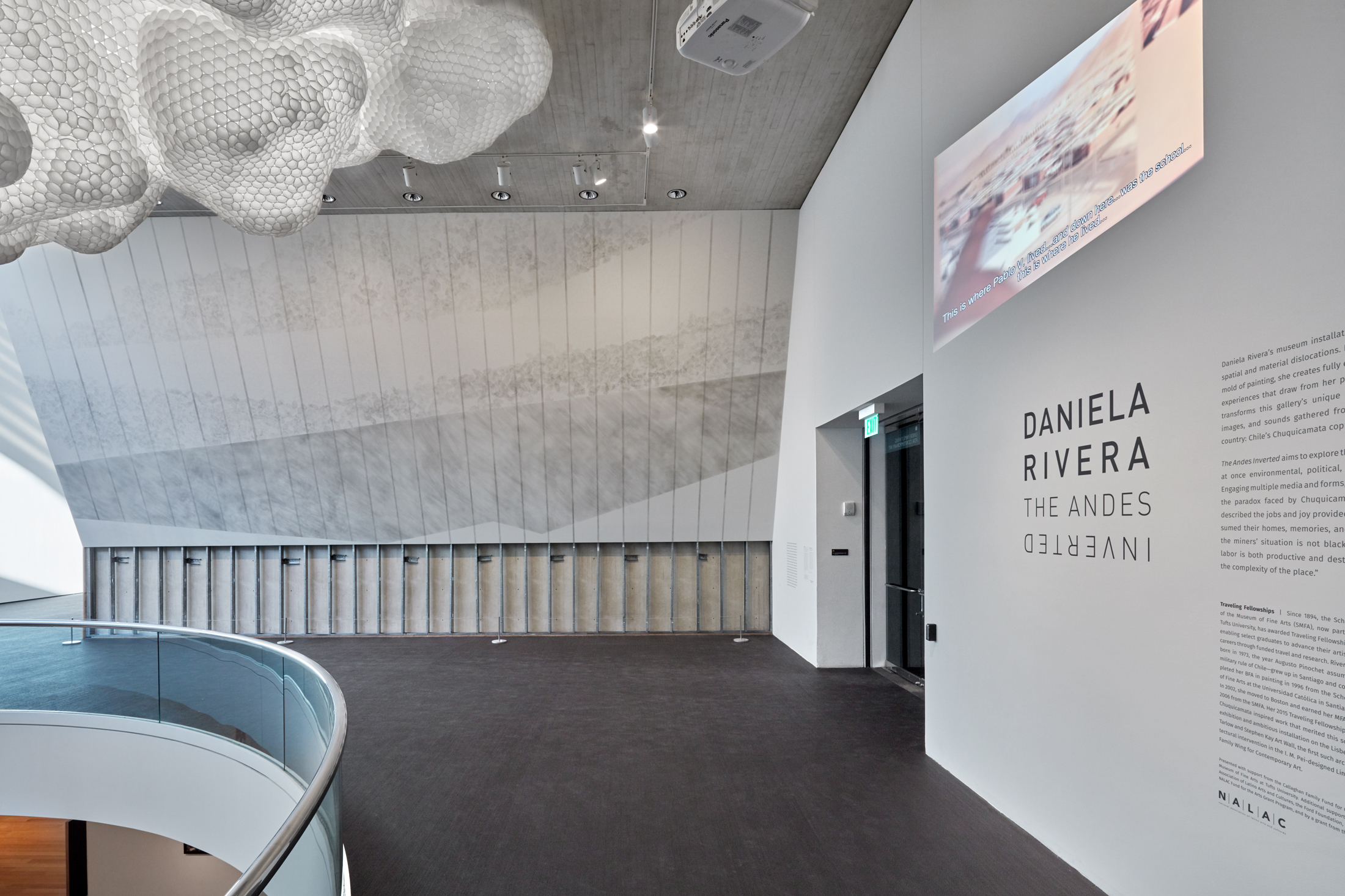 “Daniela Rivera: The Andes Inverted” was an exhibit at the Museum of Fire Arts from 2017 to 2018.