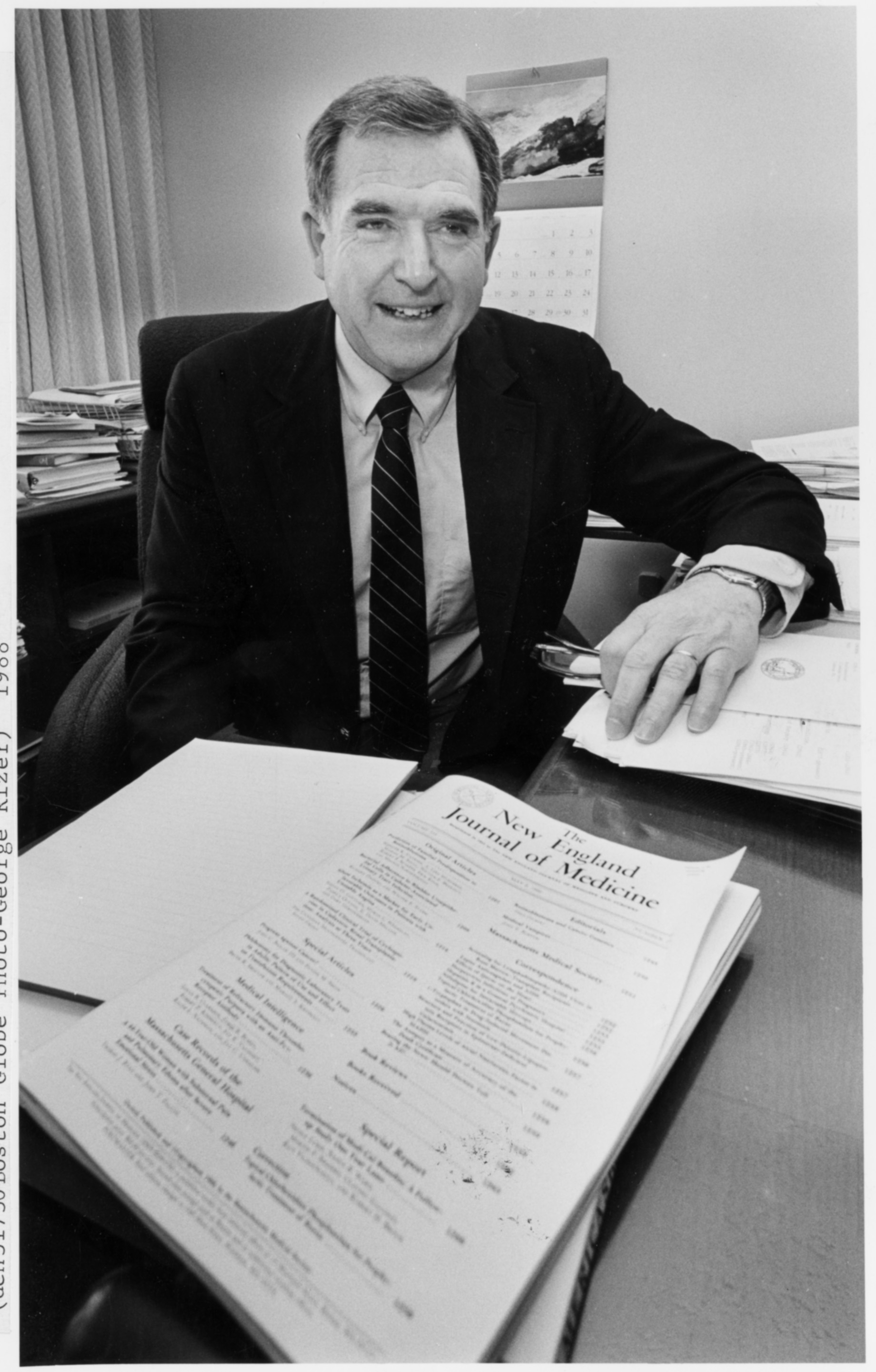 Dr. Arnold Relman in 1986.