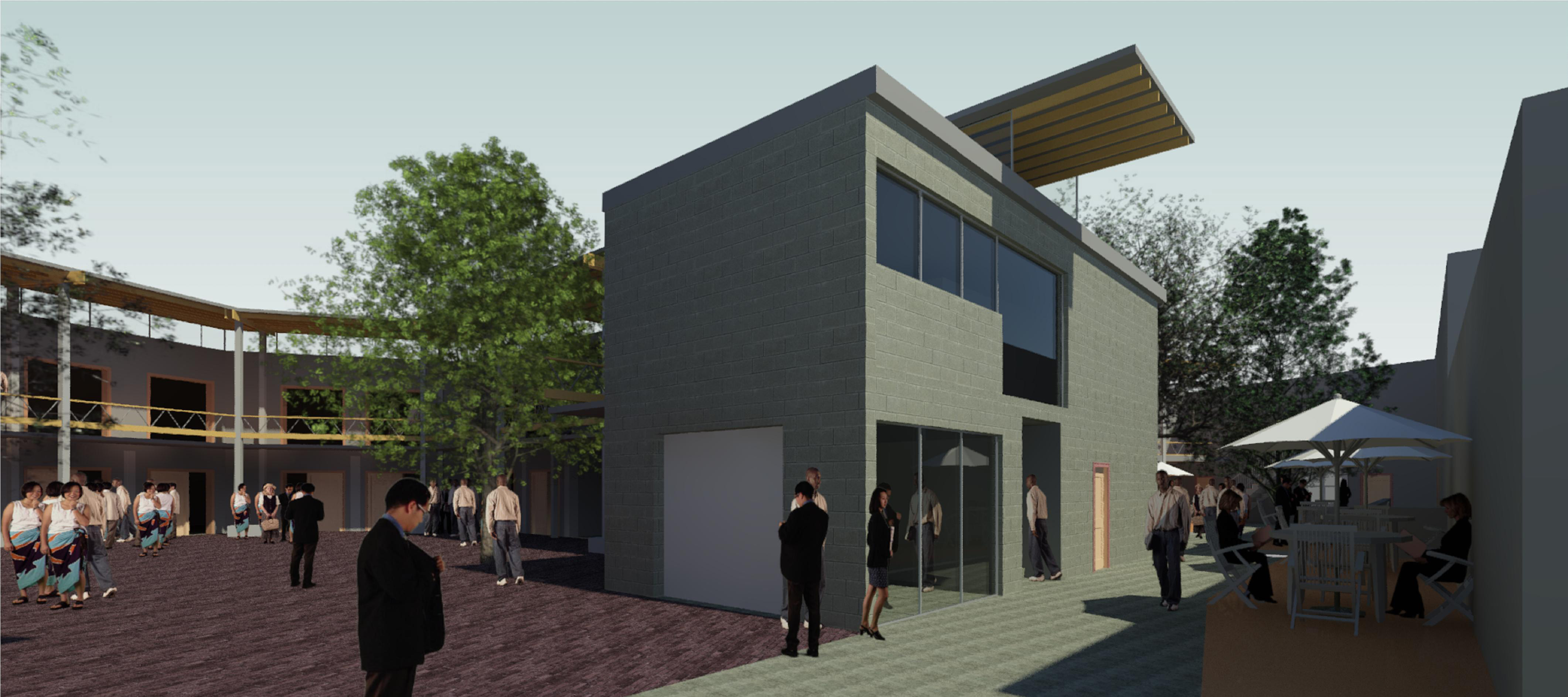 The vendors ideally would be aspiring merchants “from farmers markets or food trucks, graduating to a brick and mortar space” but who cannot yet afford larger retail space.