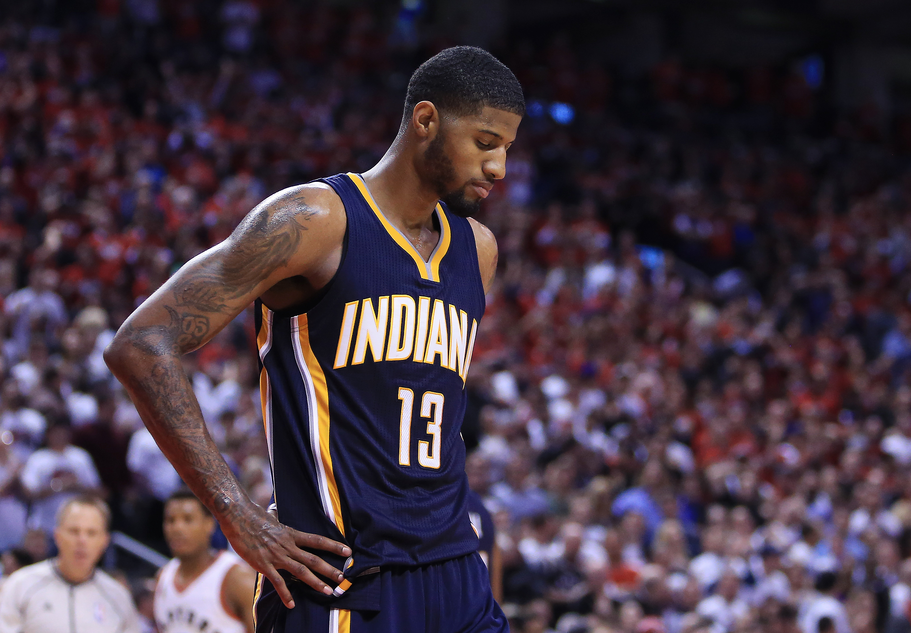 Paul George averaged 23.1 points per game this season.