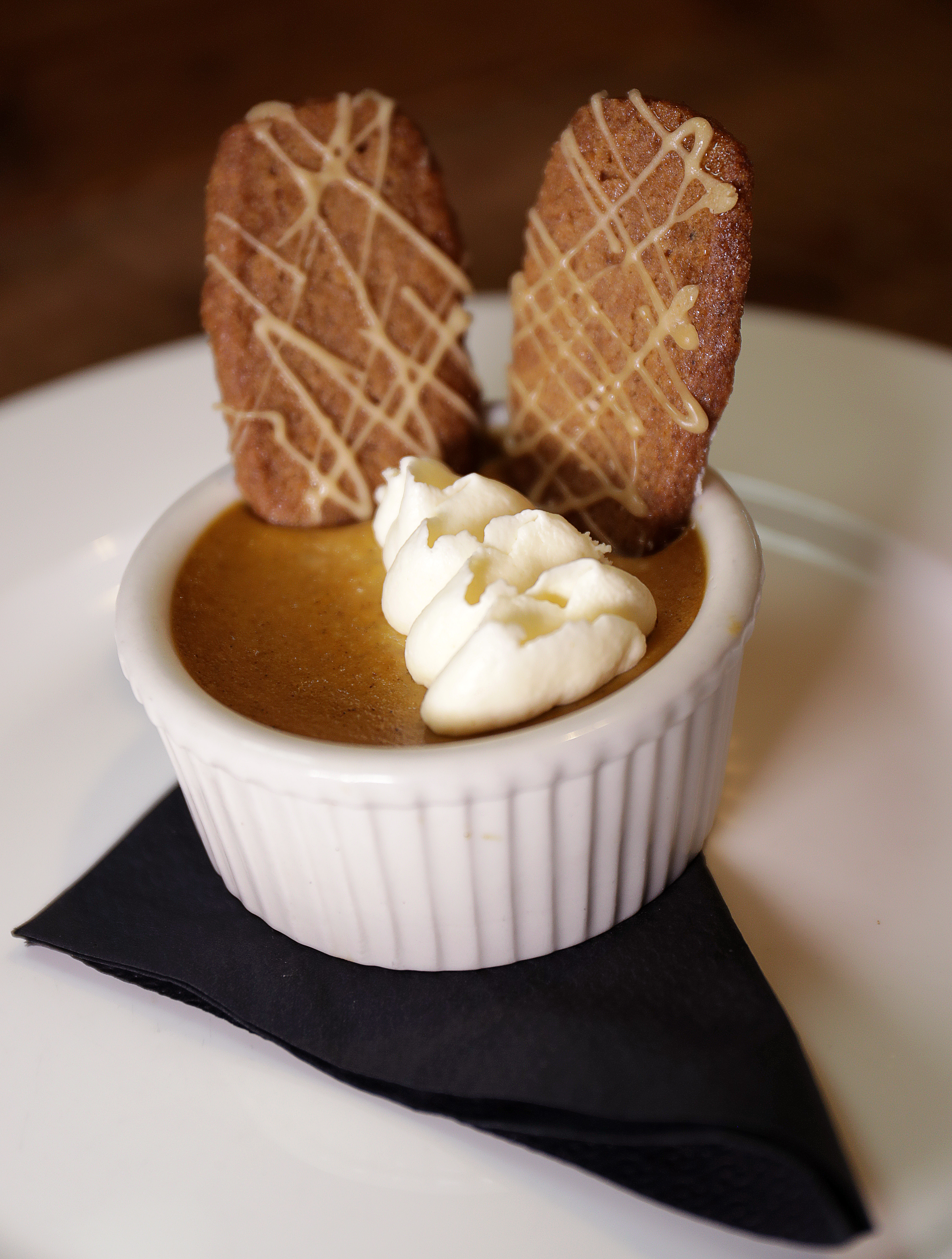 Pumpkin mousse.