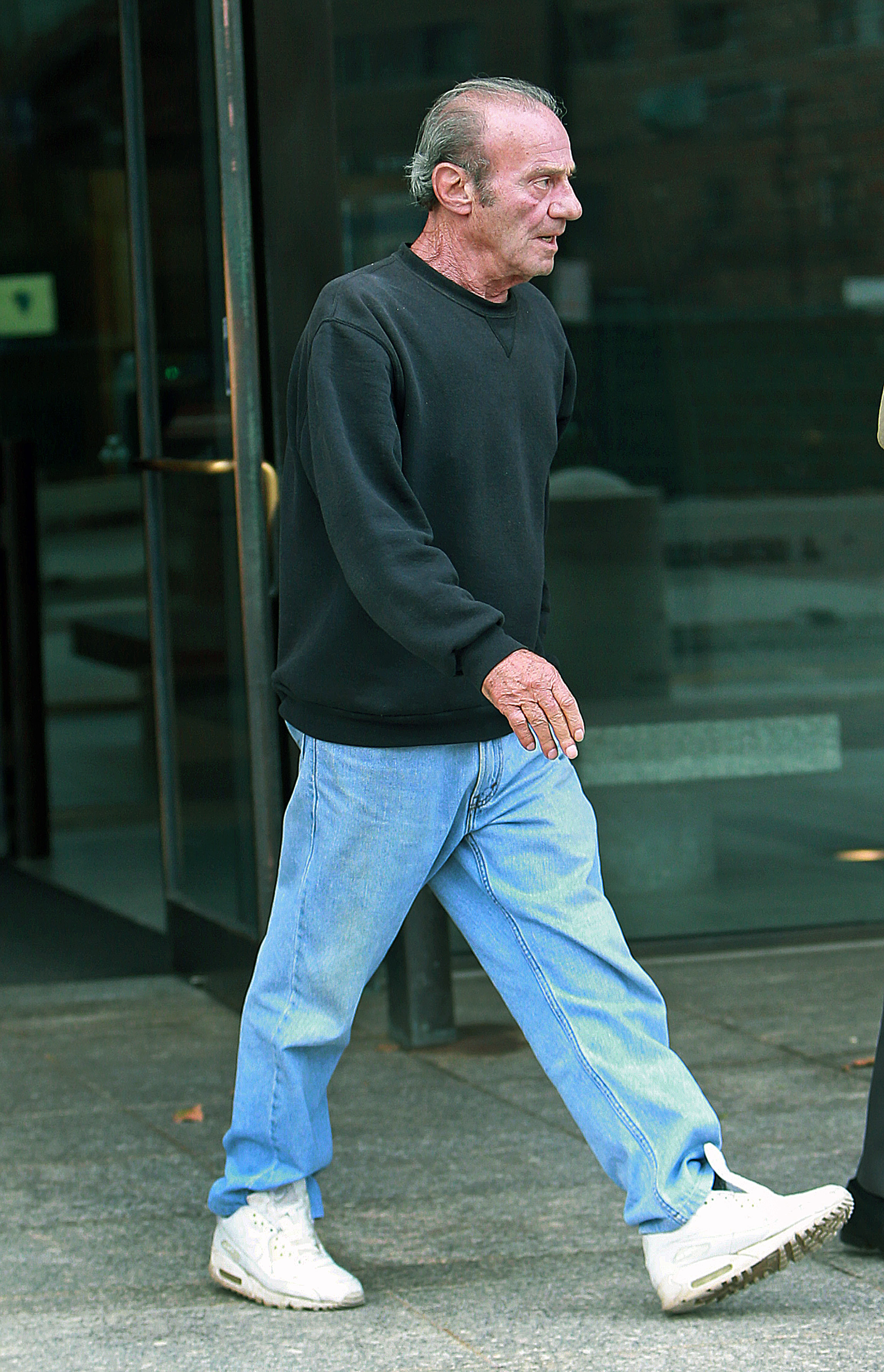 Anthony “Spucky” Spagnolo as he left the Moakley Federal Courthouse Thursday.