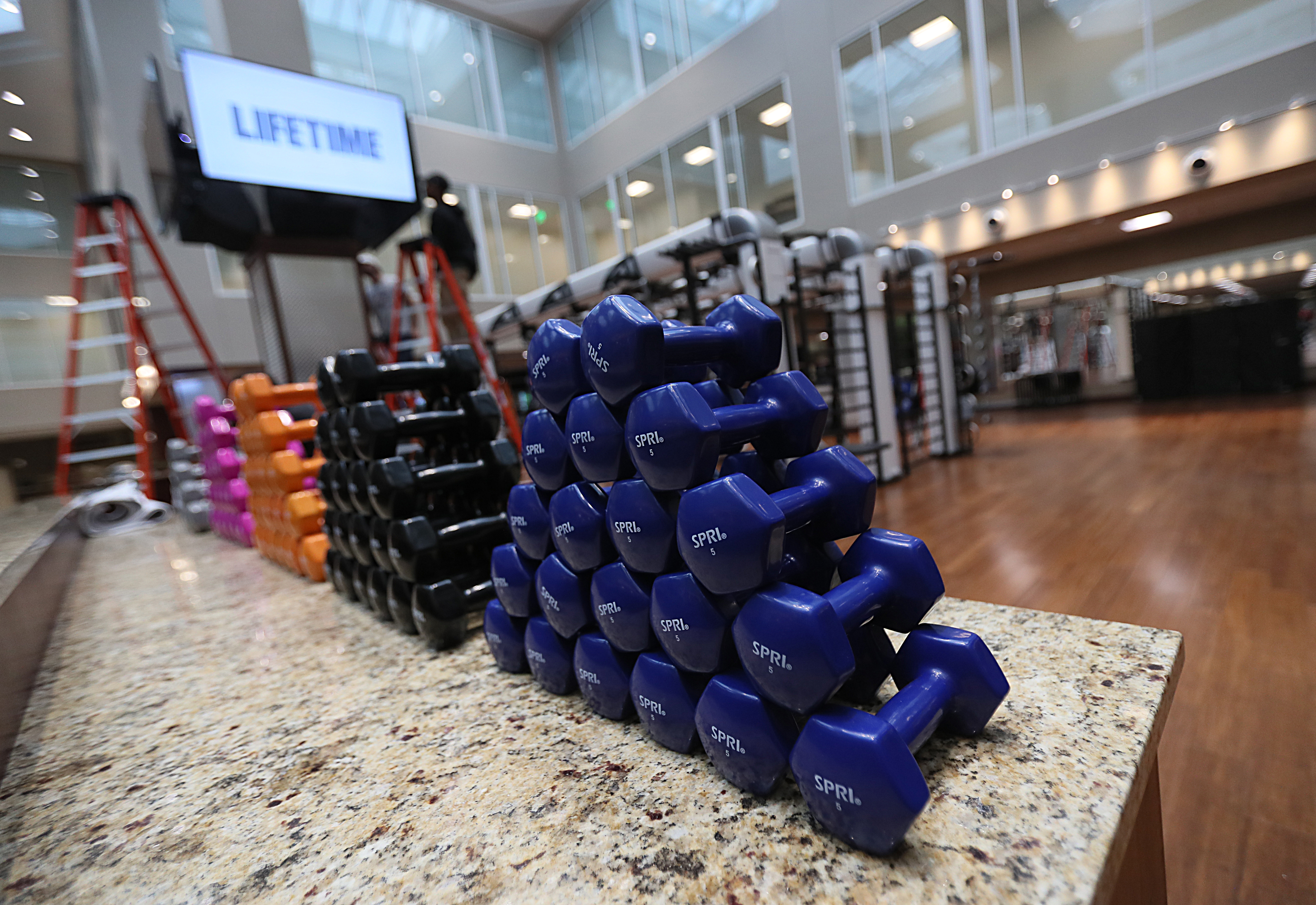 The Life Time fitness complex that will open in Burlington this spring will be a Diamond level club, as is the Life Time facility in Chestnut Hill (above).