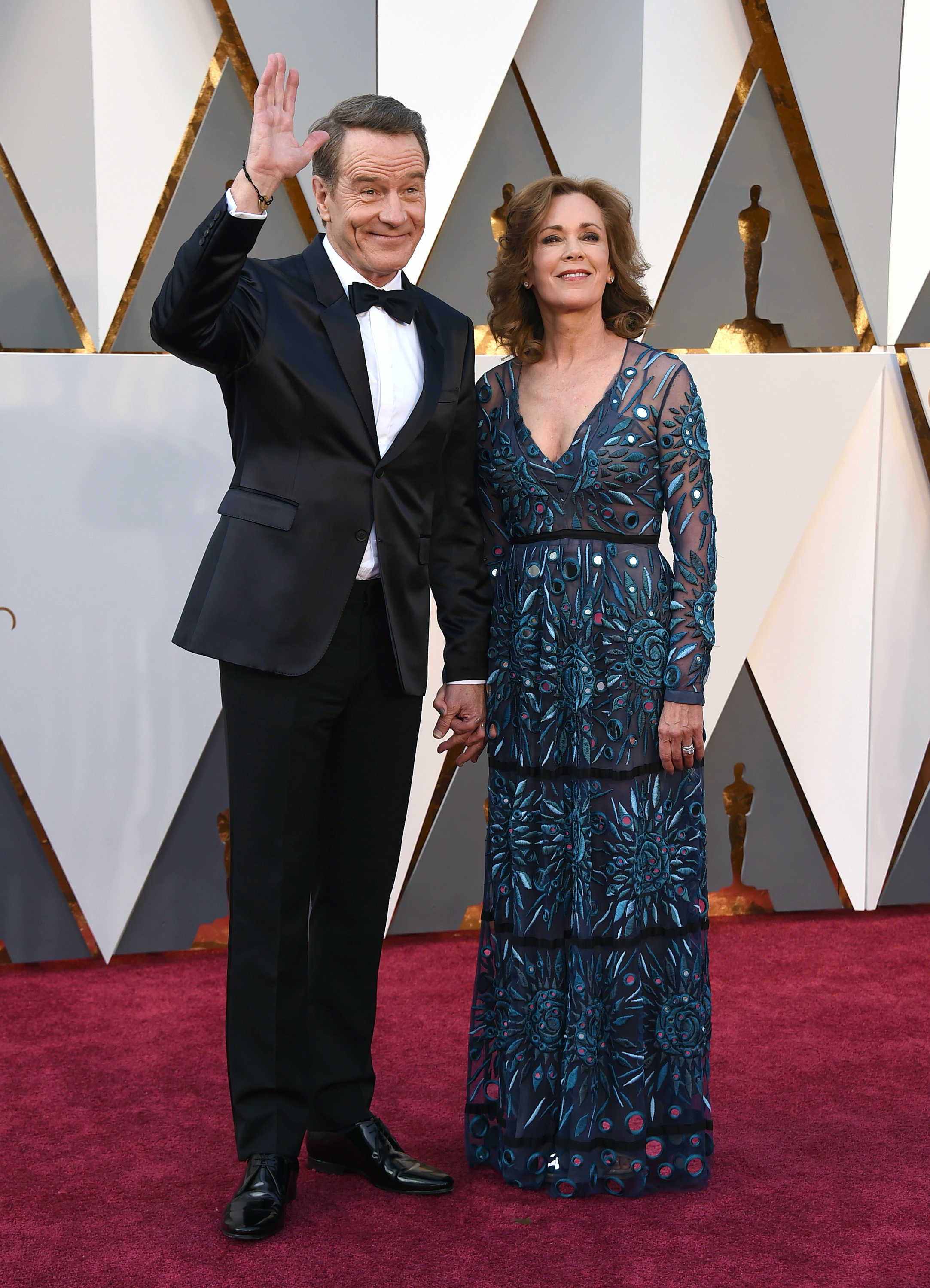 Bryan Cranston (left) nd Robin Dearden.